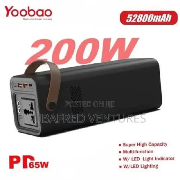 Yoobao En200w Portable Power Station Powerbank - 52800mah