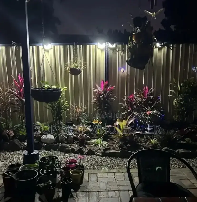 Led Solar Powered Wall Light, Outdoor,