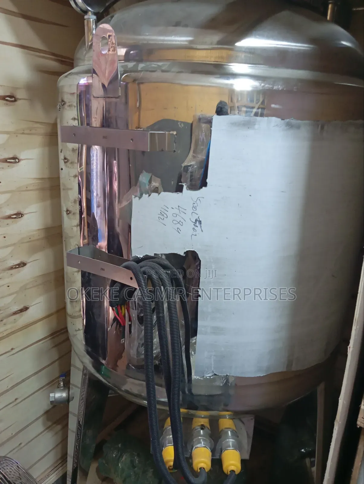 Heating and Cooling Pasteurizer Tank 500l