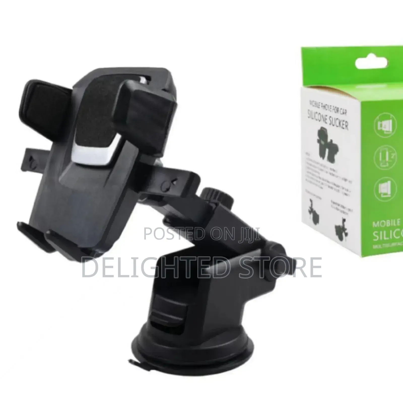 360° Rotation Adjustable Car Dash Suction Phone Holder