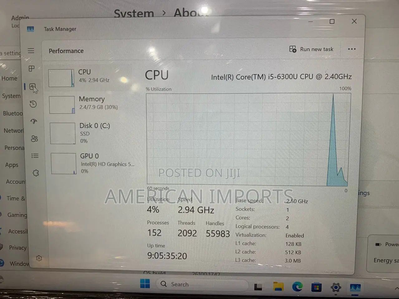 Laptop Dell Latitude 7480 8GB Intel Core I5 SSD 256GB