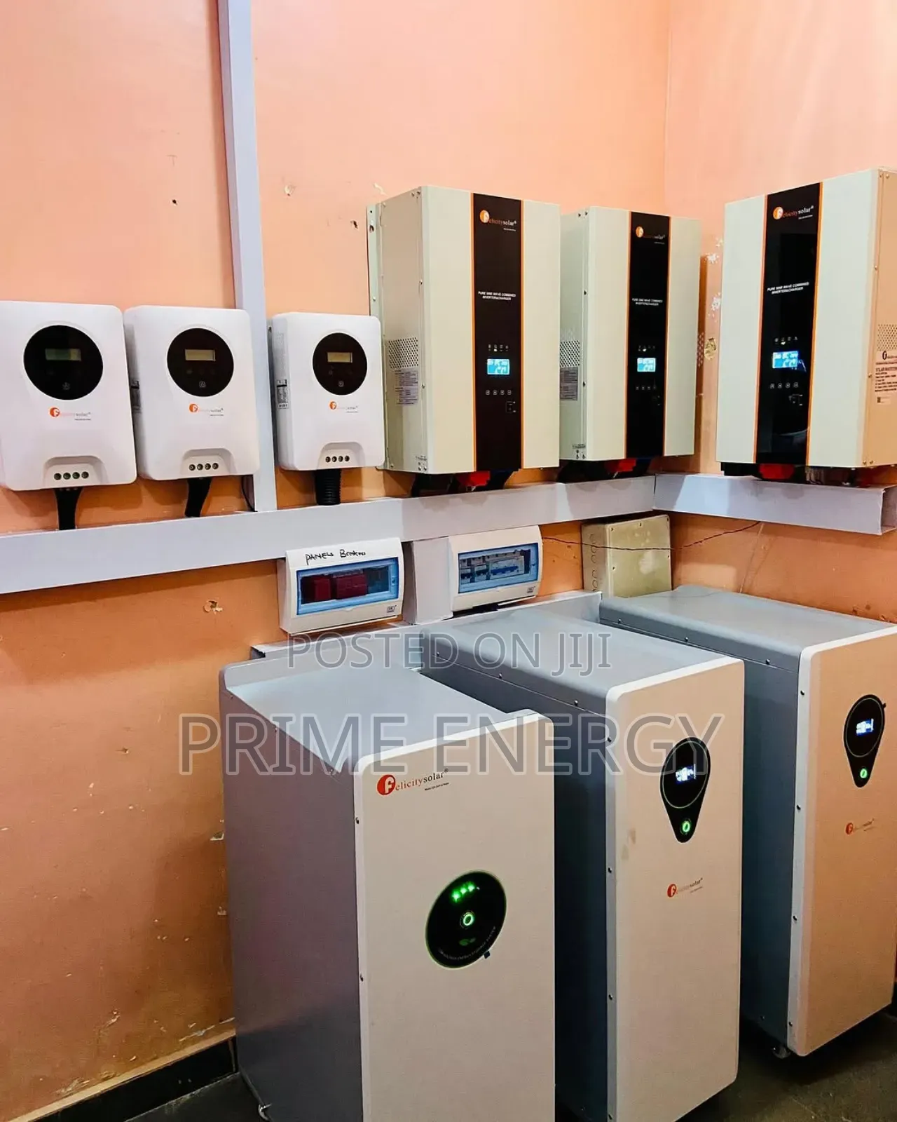 30kva Felicity Inverter Setup/ 50kwh Felicity Battery Backup