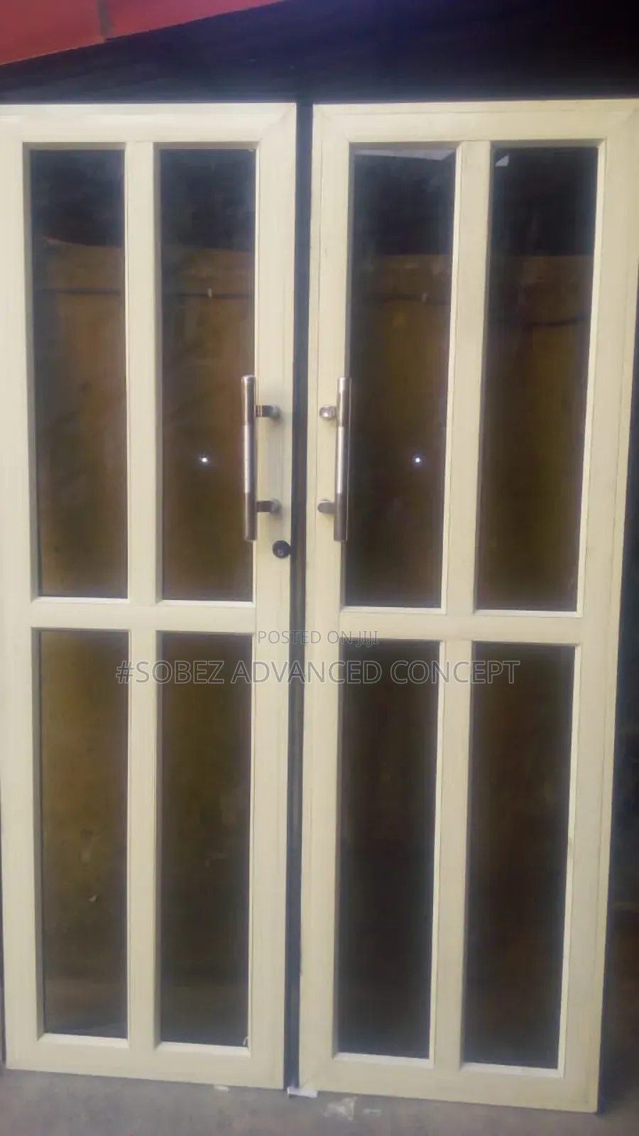 White Coloured Casement Aluminum Windows