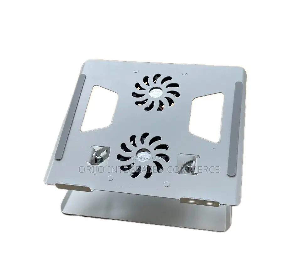 360 Rotatable Dual Fan Laptop Metal Stand (12-17 Inches)