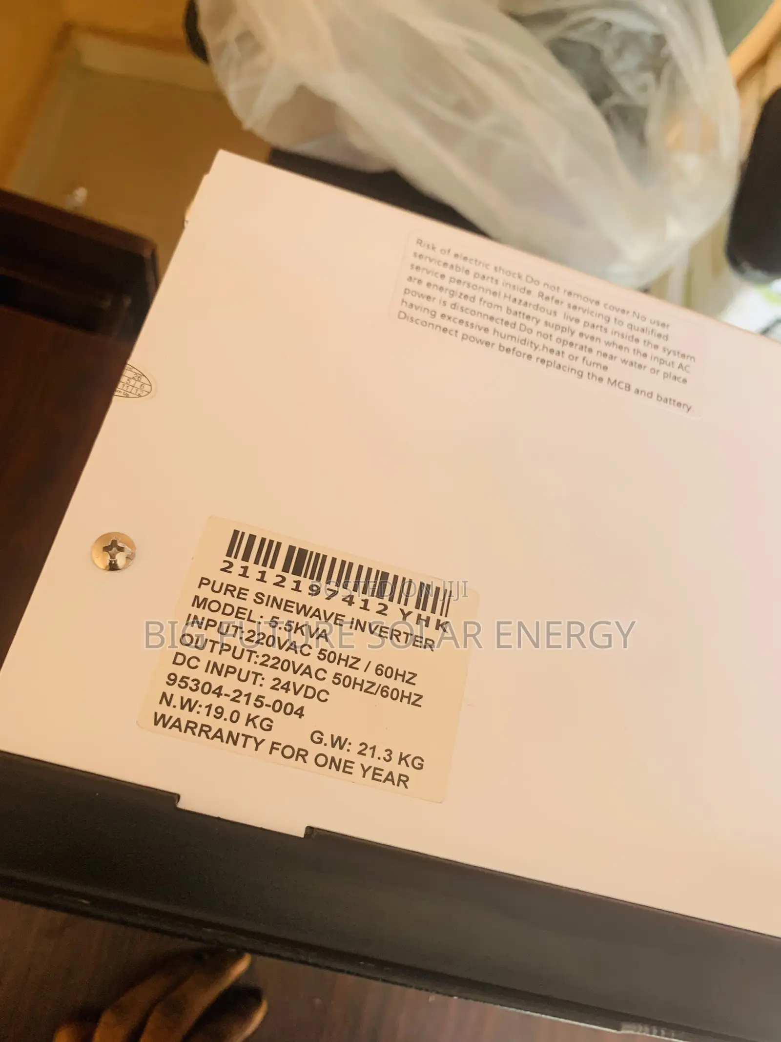 5.5kva Yohako Solar Inverter 24