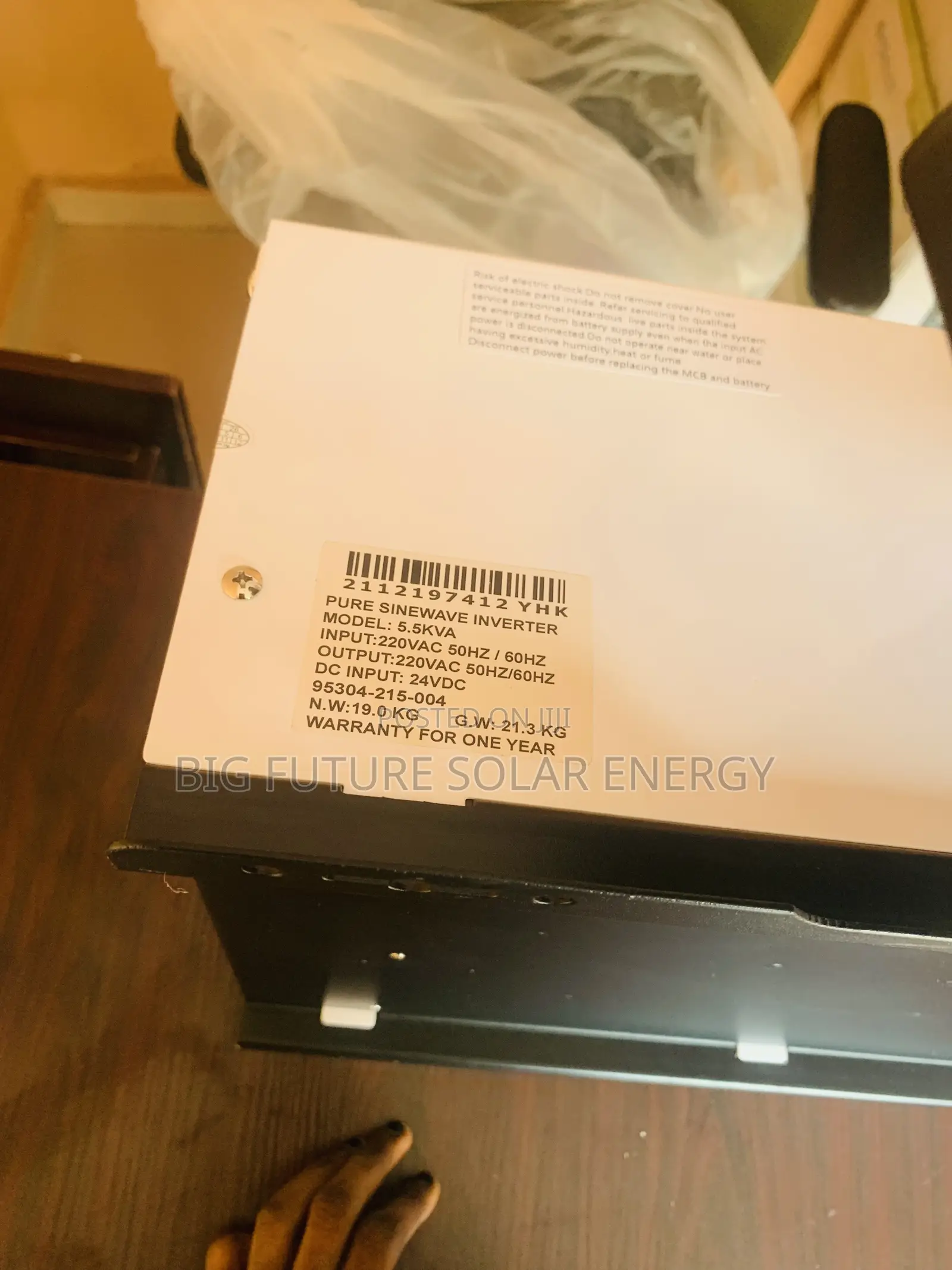 5.5kva Yohako Solar Inverter 24v
