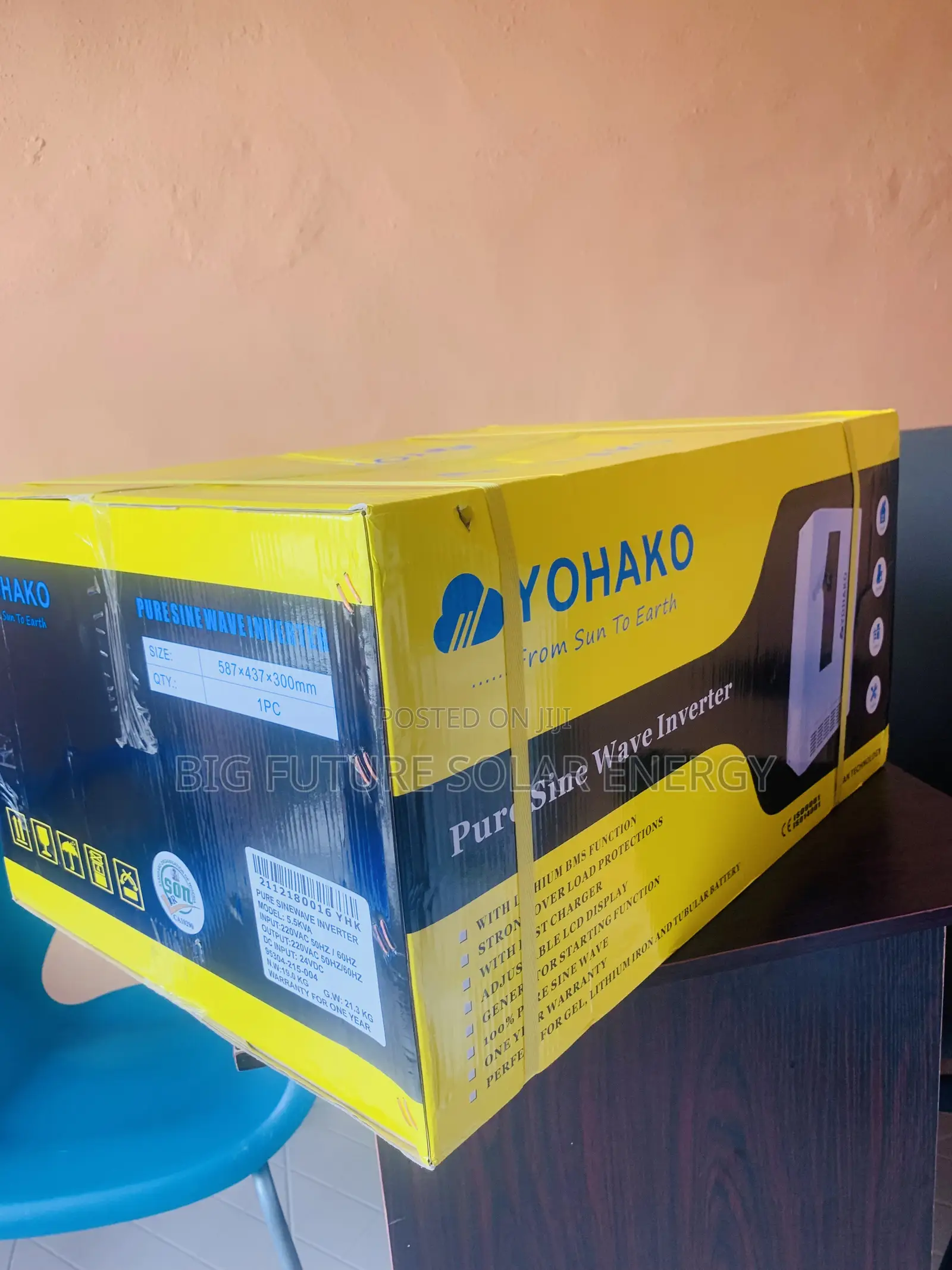 5.5kva Yohako Solar Inverter 24v