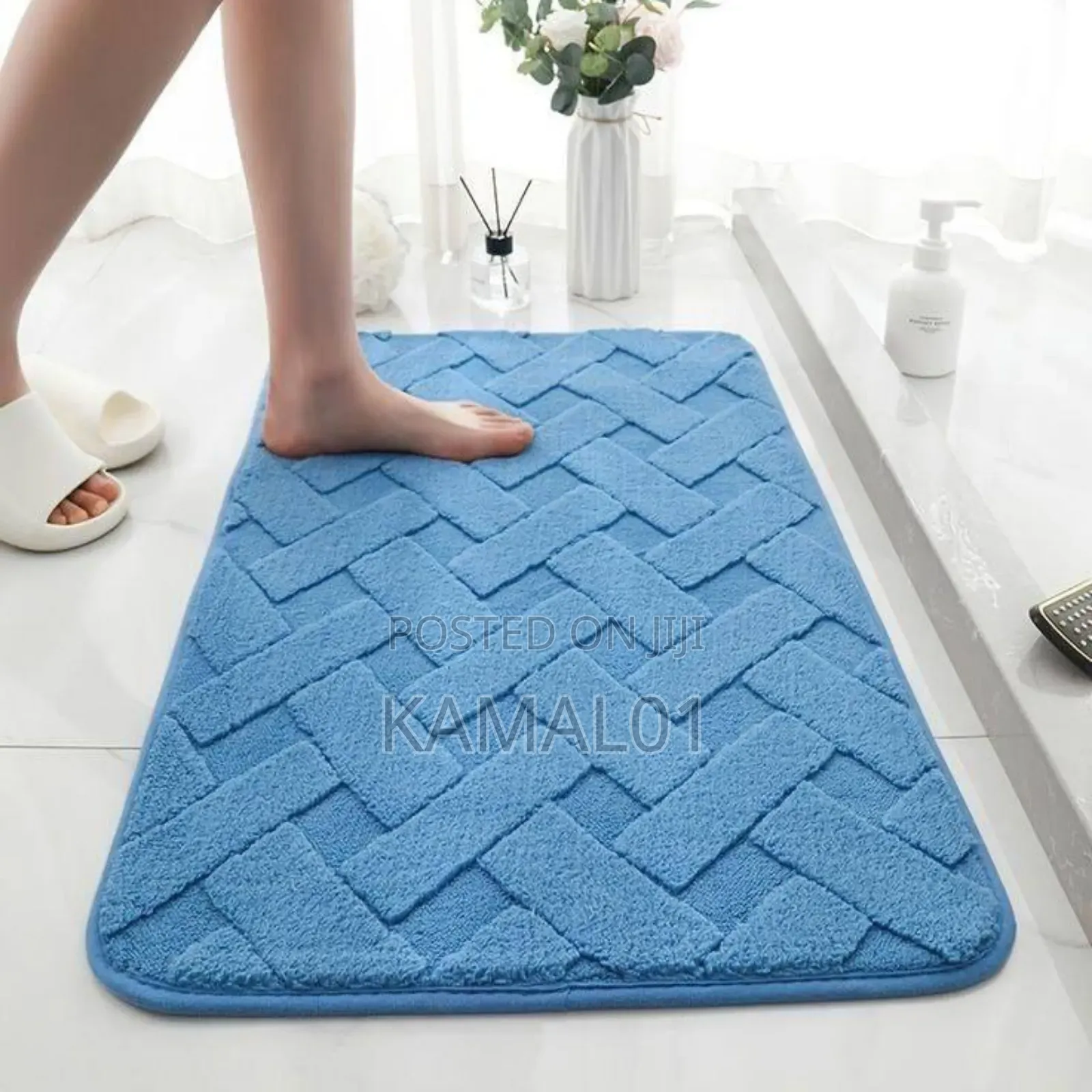 Fluffy Bathroom Rug Foot Mat