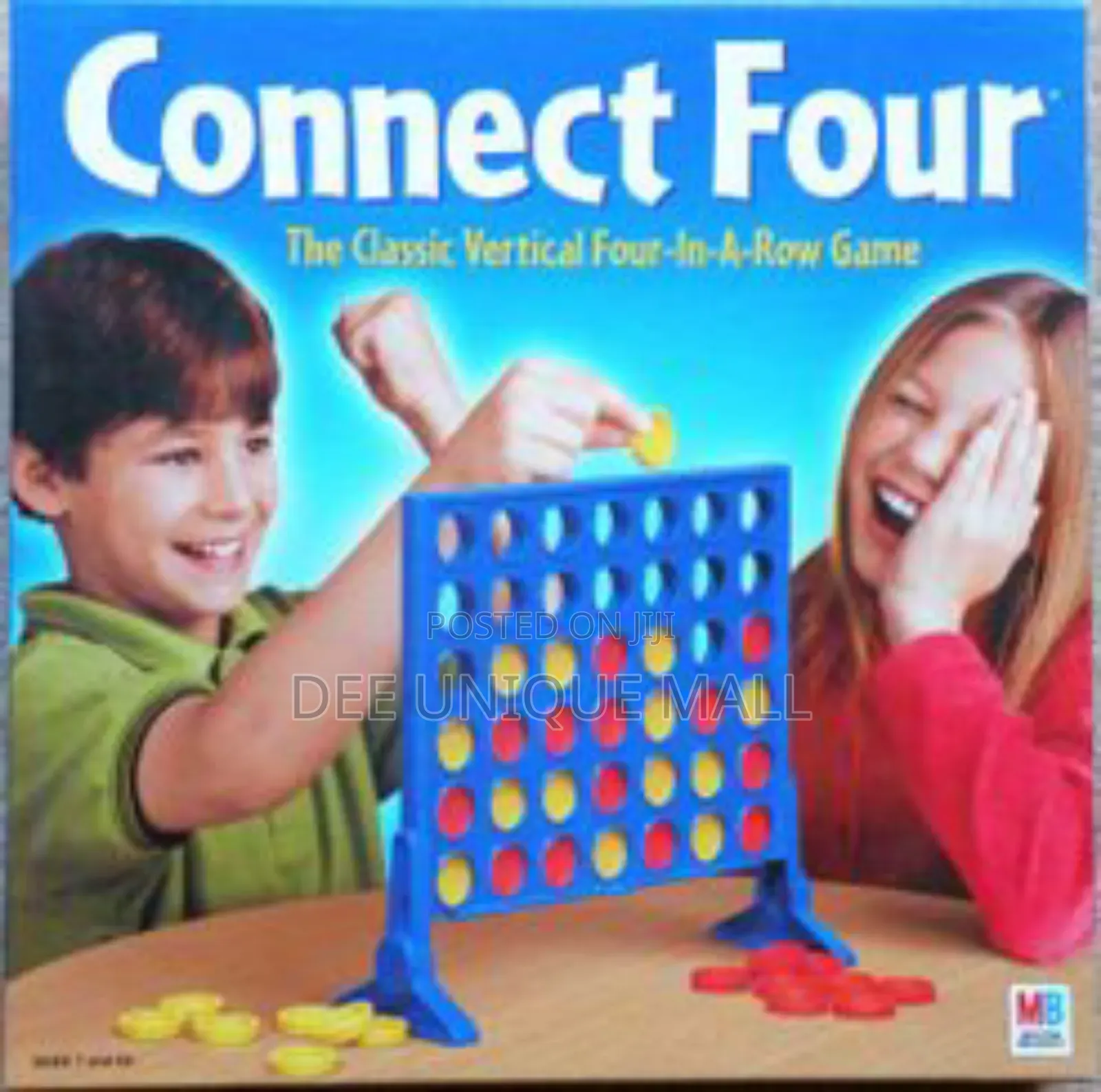 Connect 4 Classic Grid,4 in a Row Game.For Family Friends