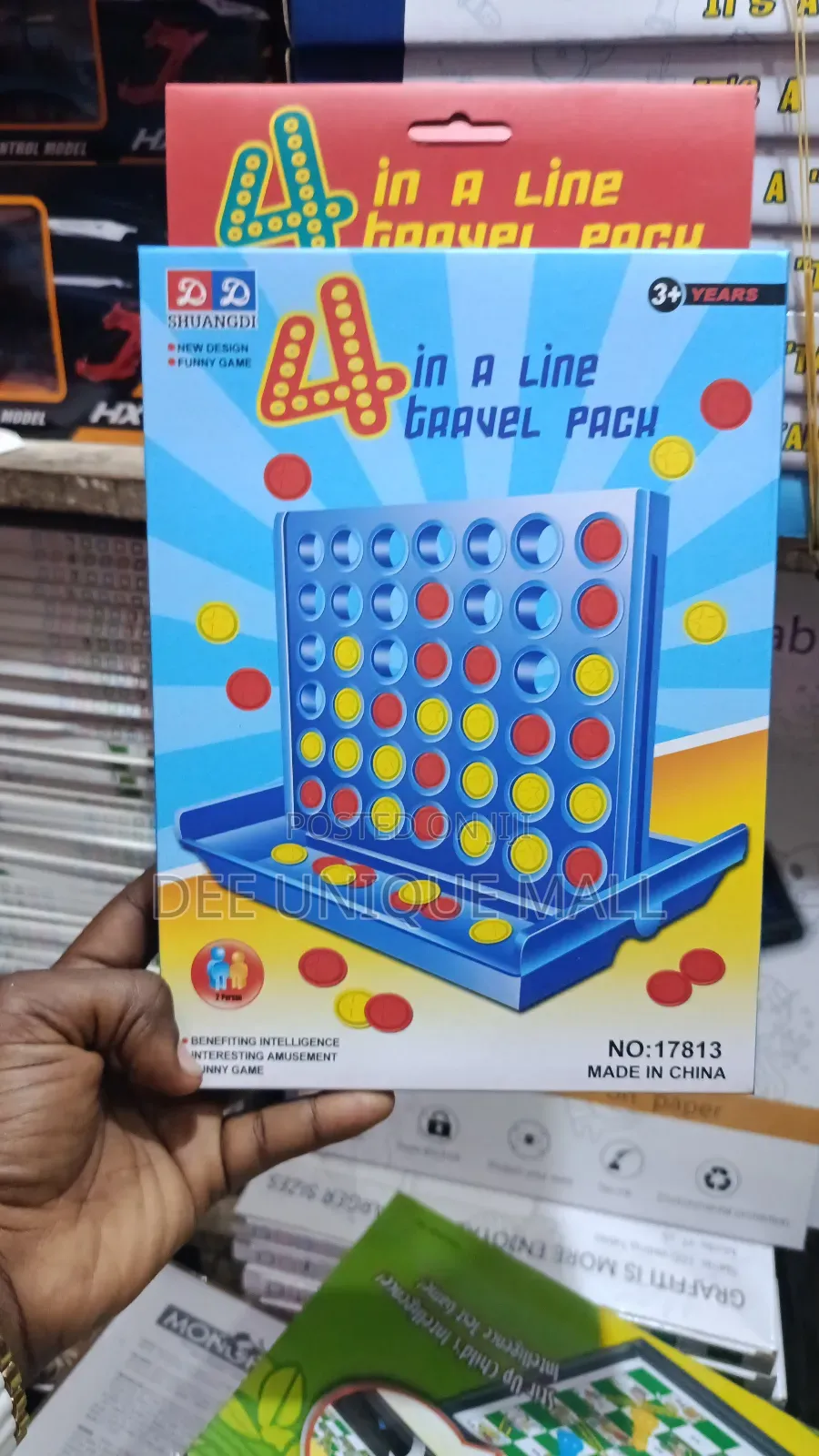 Connect 4 Classic Grid,4 in a Row Game.For Family Friends