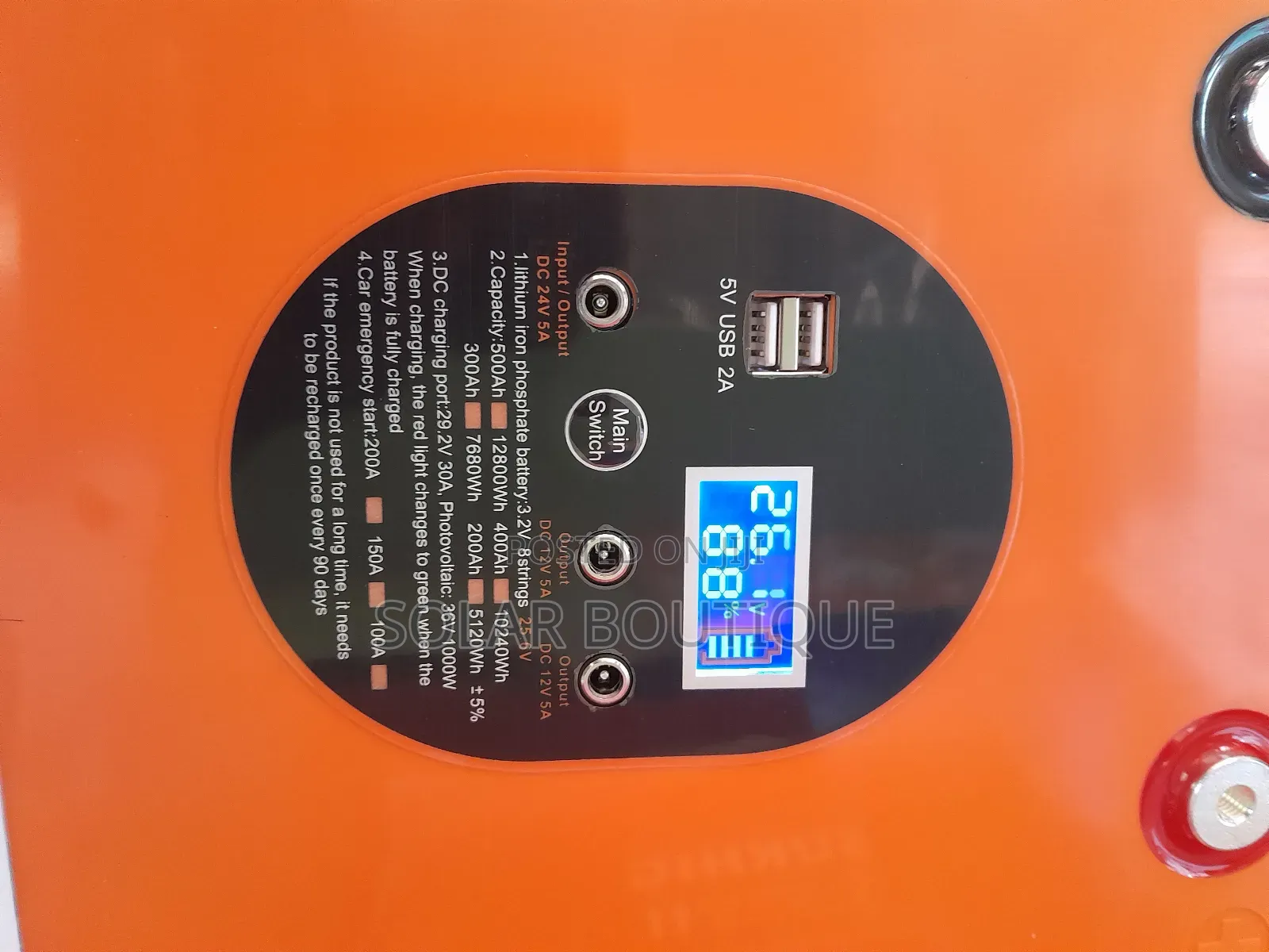 4.5kwh 500ah 25.6v Sukhig Lithium Ion Battery