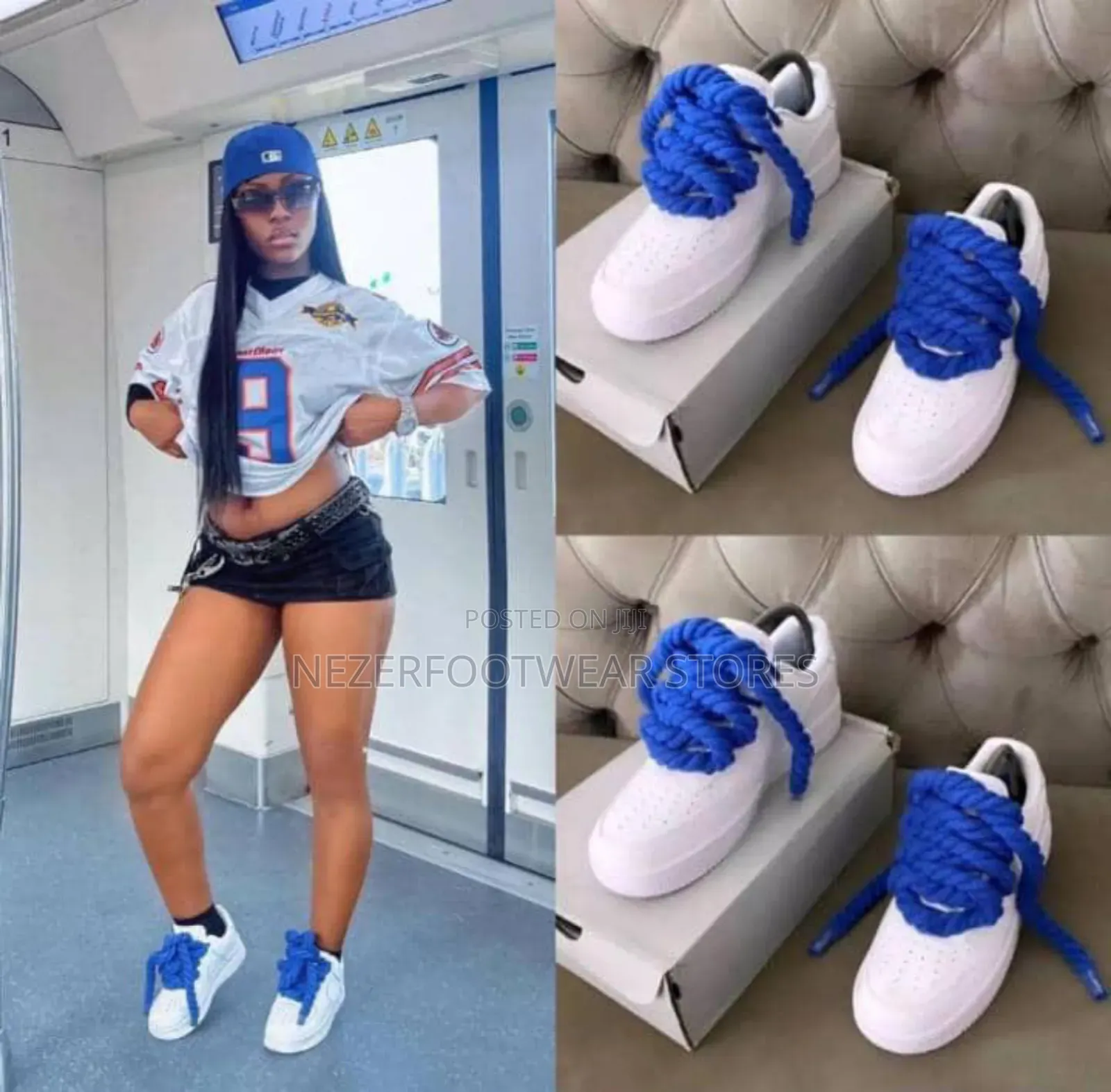 Newest Nike Airforce1 Big Chunky "12mm" Lace