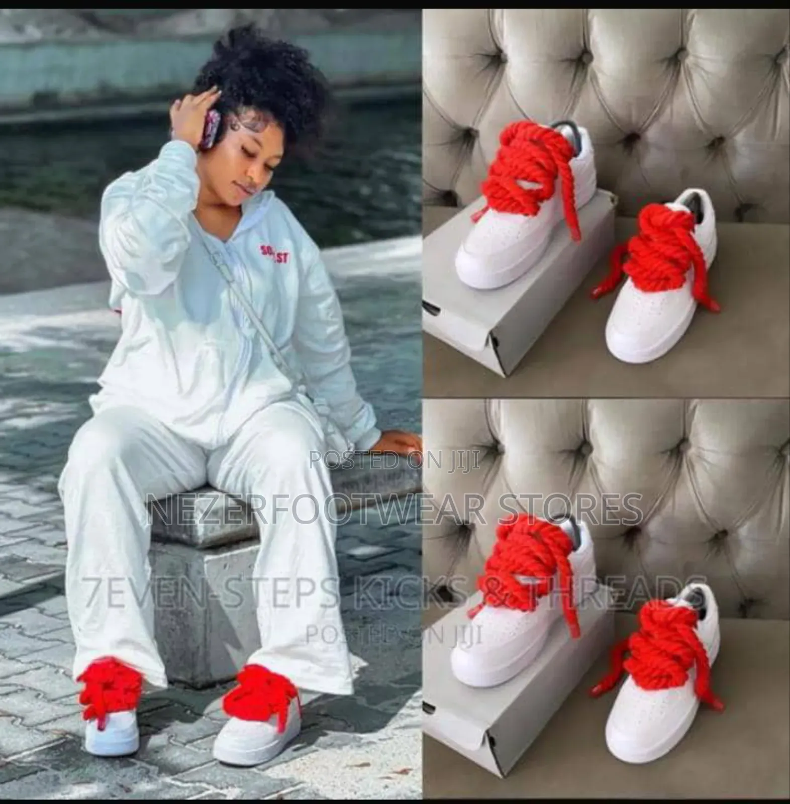 Newest Nike Airforce1 Big Chunky "12mm" Lace