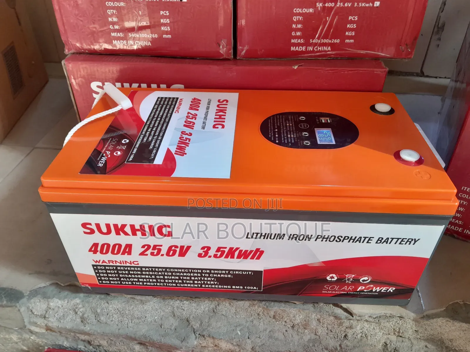 400ah/3.5kwh 25.6v Sukhig Lithium Ion Battery
