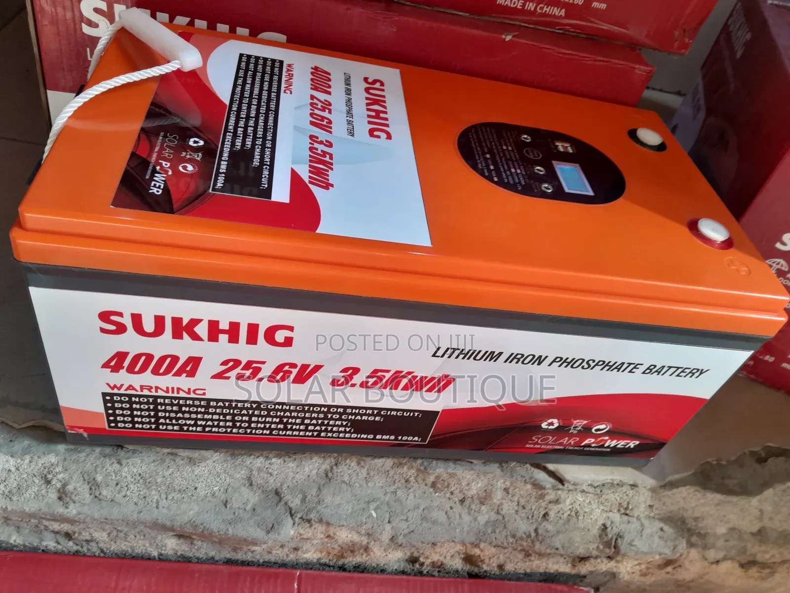 400ah/3.5kwh 25.6v Sukhig Lithium Ion Battery