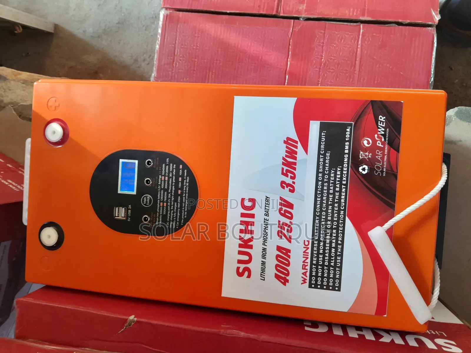 400ah/3.5kwh 25.6v Sukhig Lithium Ion Battery