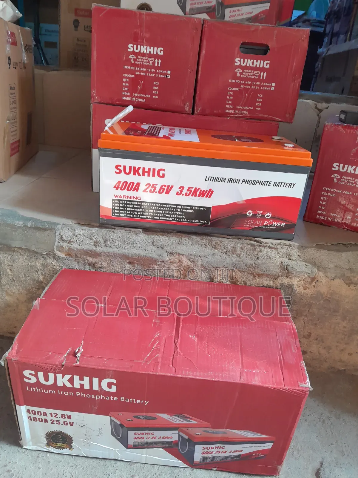 400ah/3.5kwh 25.6v Sukhig Lithium Ion Battery