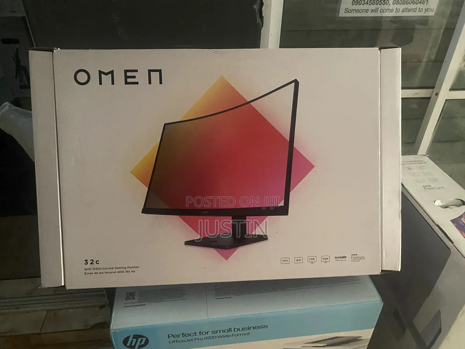 Hp Omen 32c 31.5 Inch QHD 165hz Curved Gaming Monitor