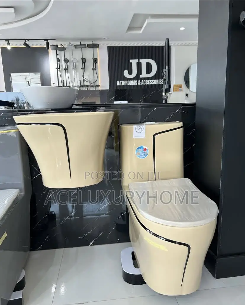 Luxury Milk Color Executive Water Closet