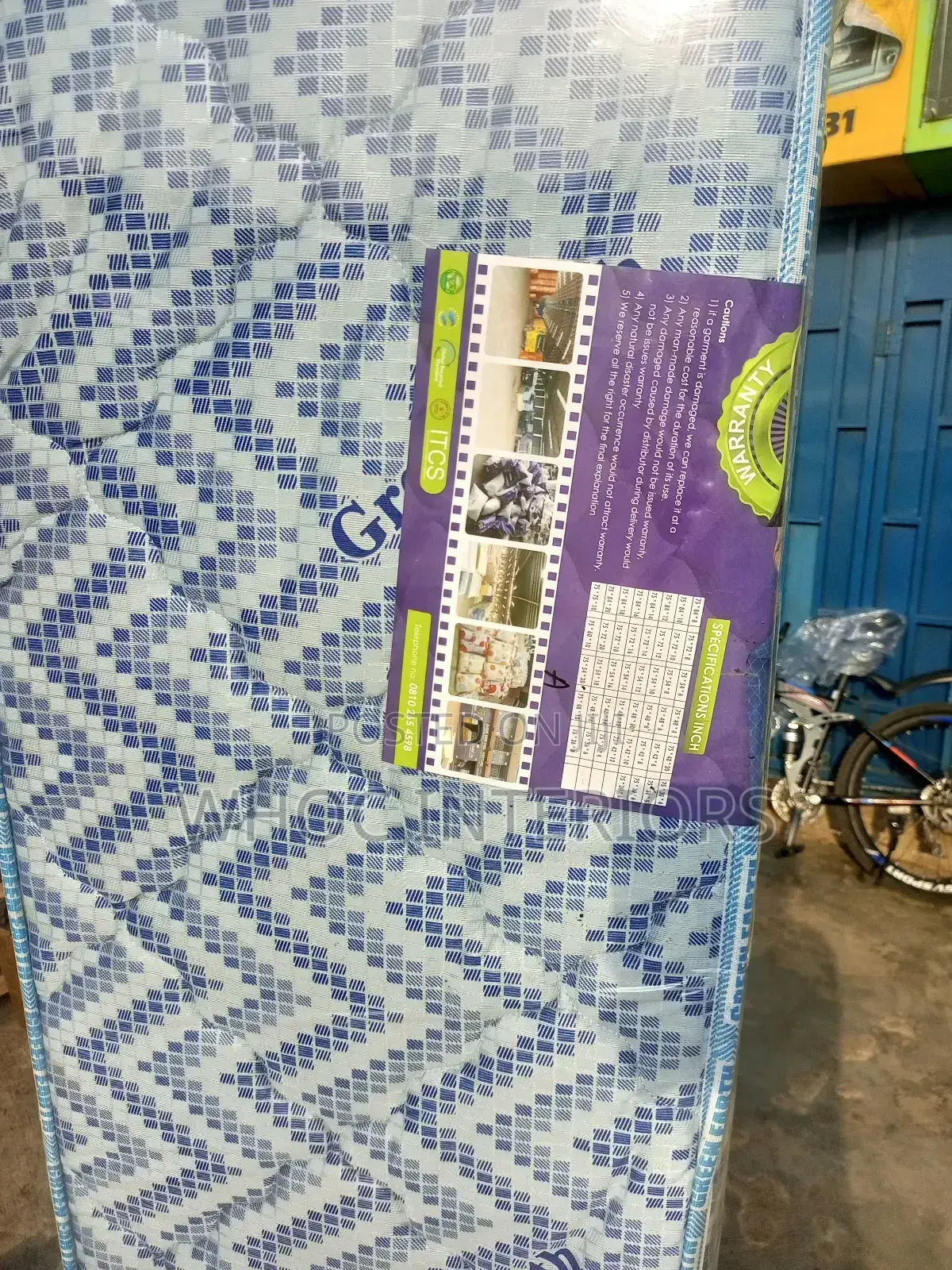 4 and Half 20" Semi Orthopedic Green Earth Mattress