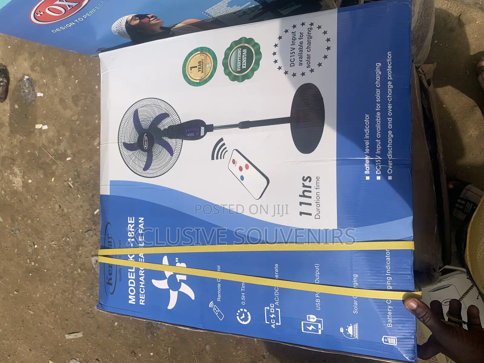 18” Kenstar Rechargeable Fan (Ks-18re)
