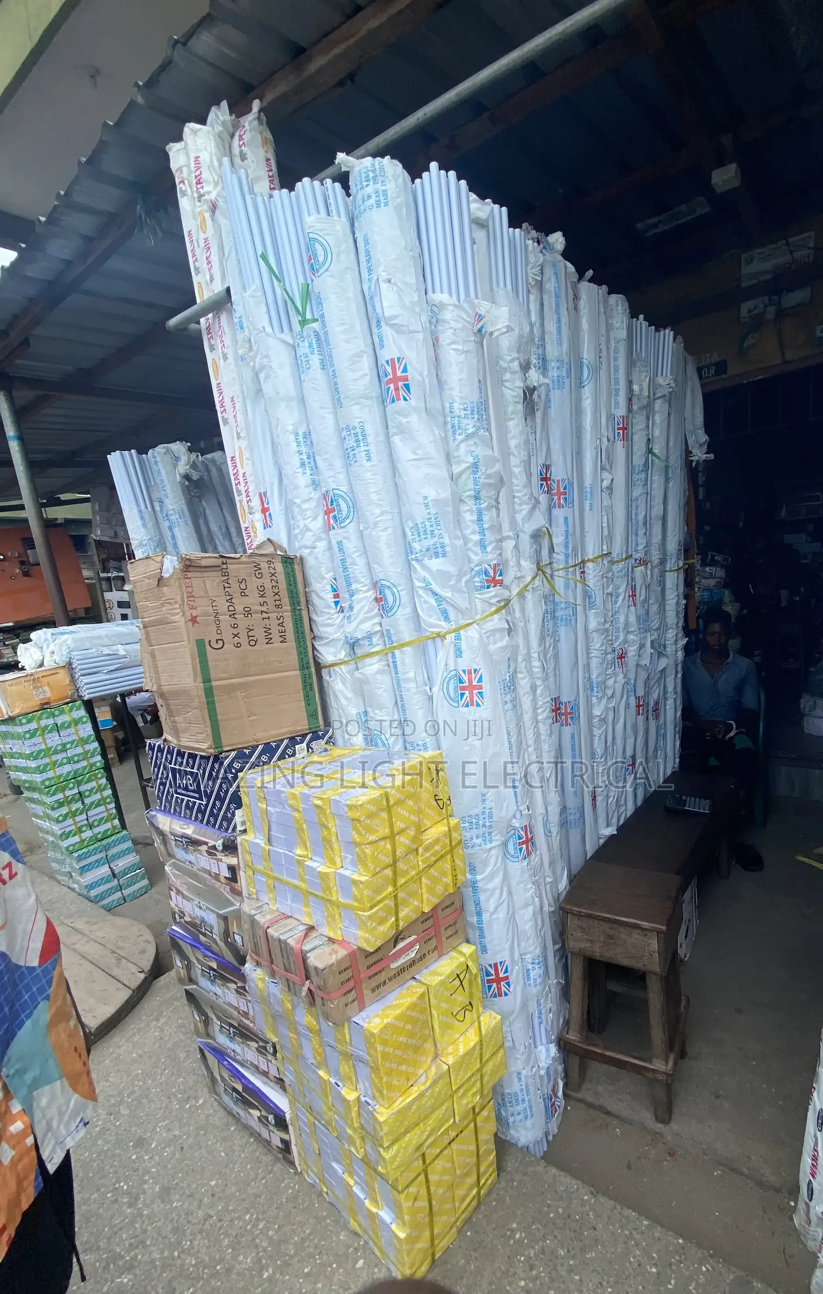 PVC Pipes and Boxes
