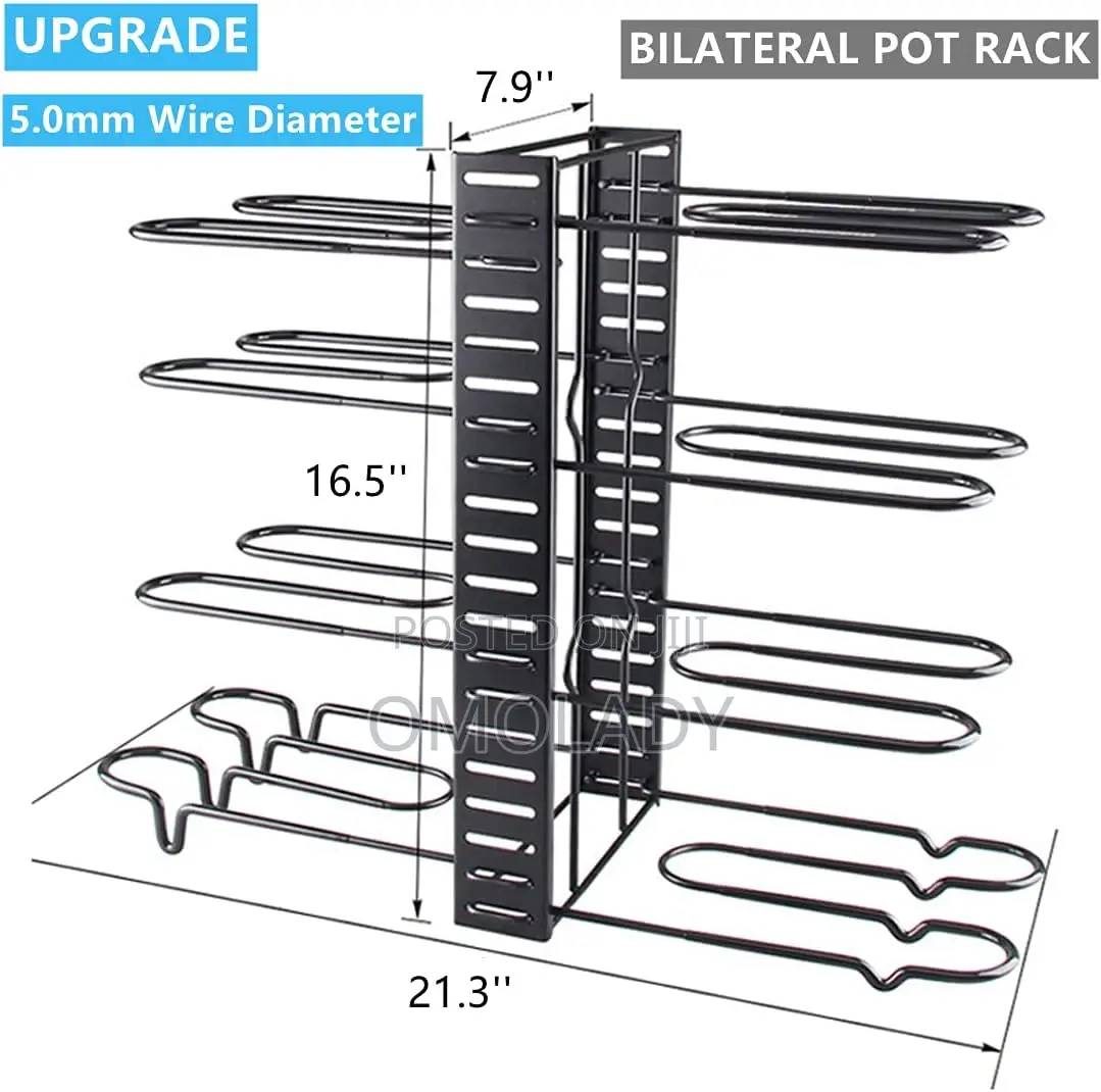 Pot Rack Organizer 8-Layer