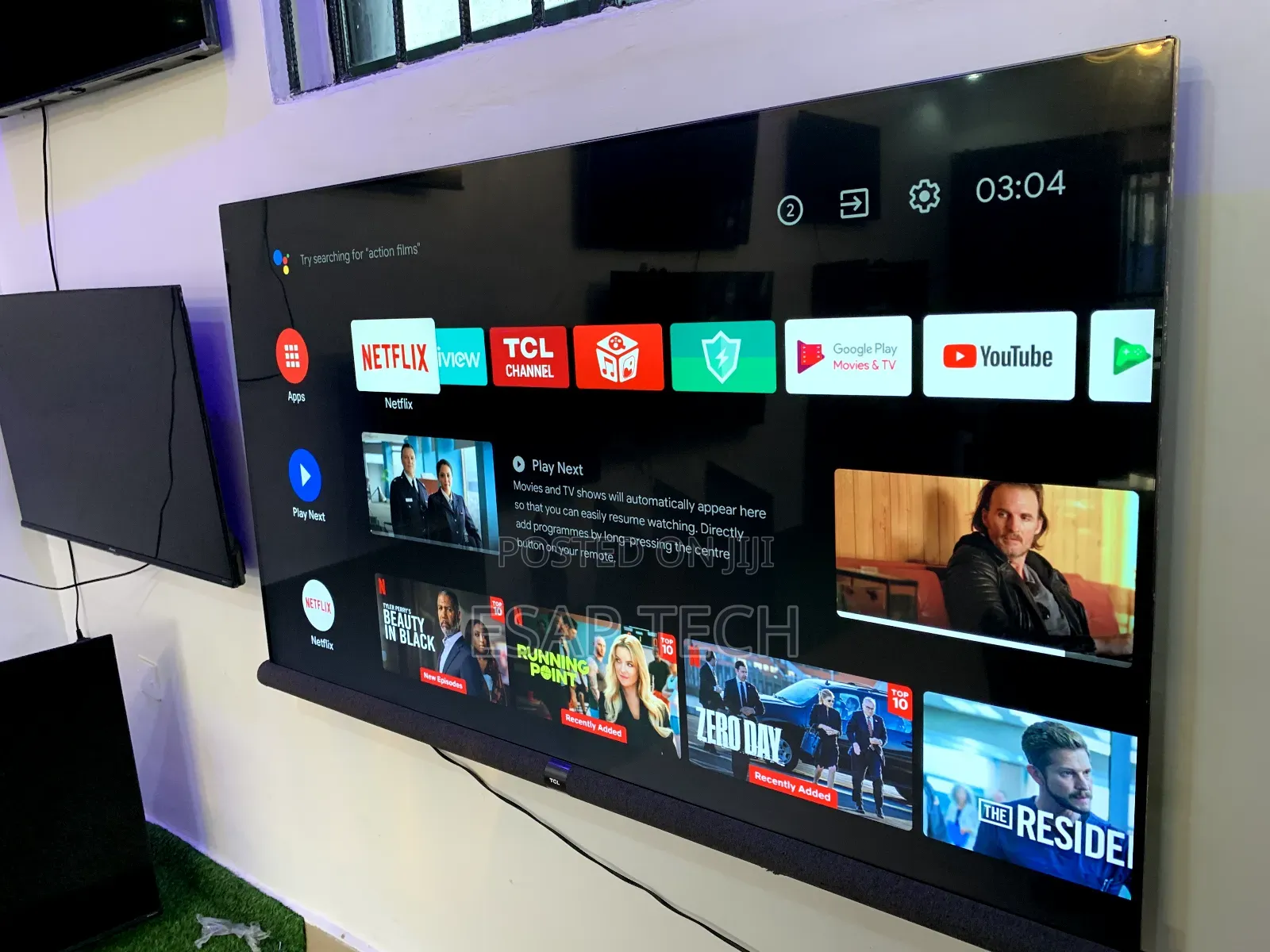 TCL Andorid Tv Frameless Oled 65inches