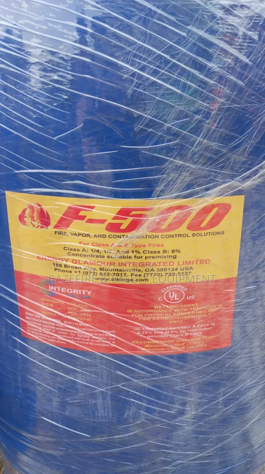 F-500 Foam Concentrate