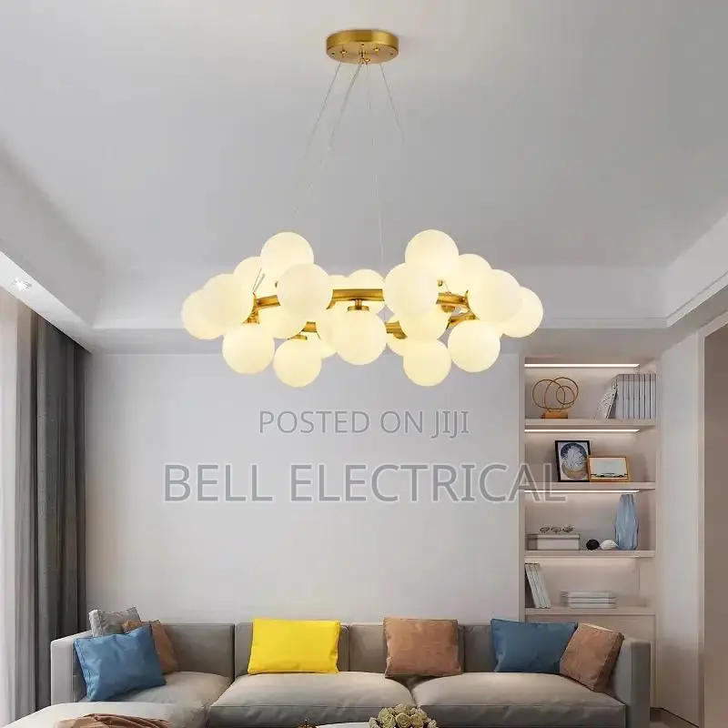Modern Bubble Glass Chandelier