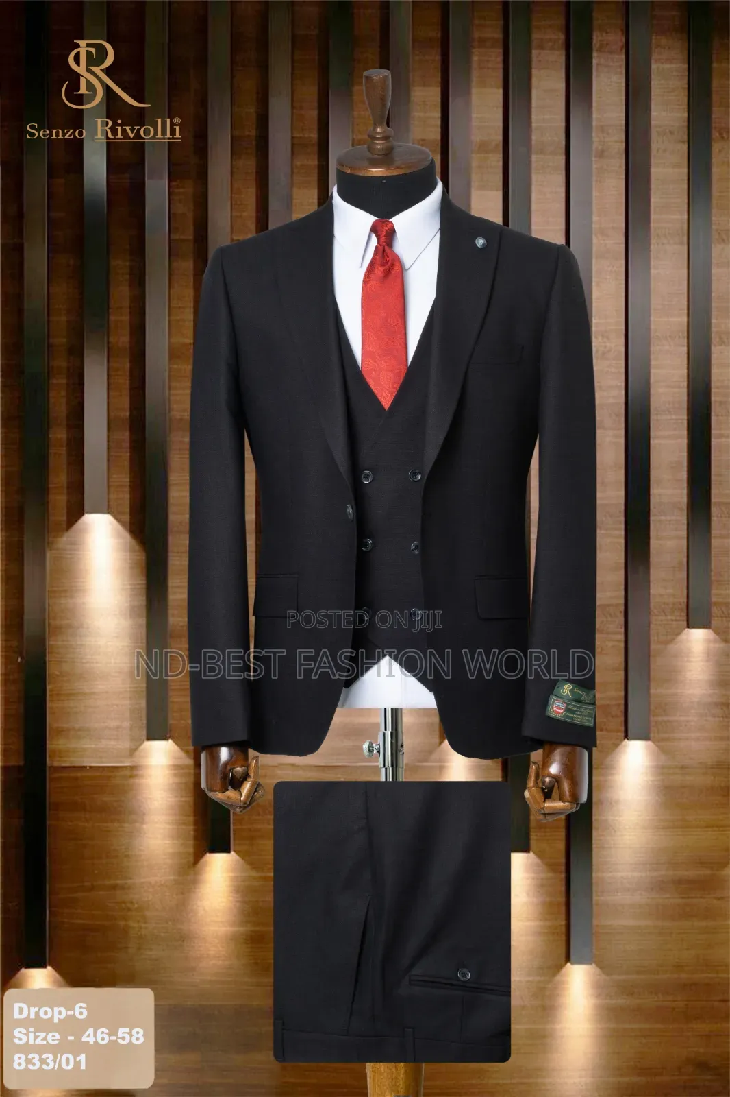 Senzo Revolli Men's Office Suits
