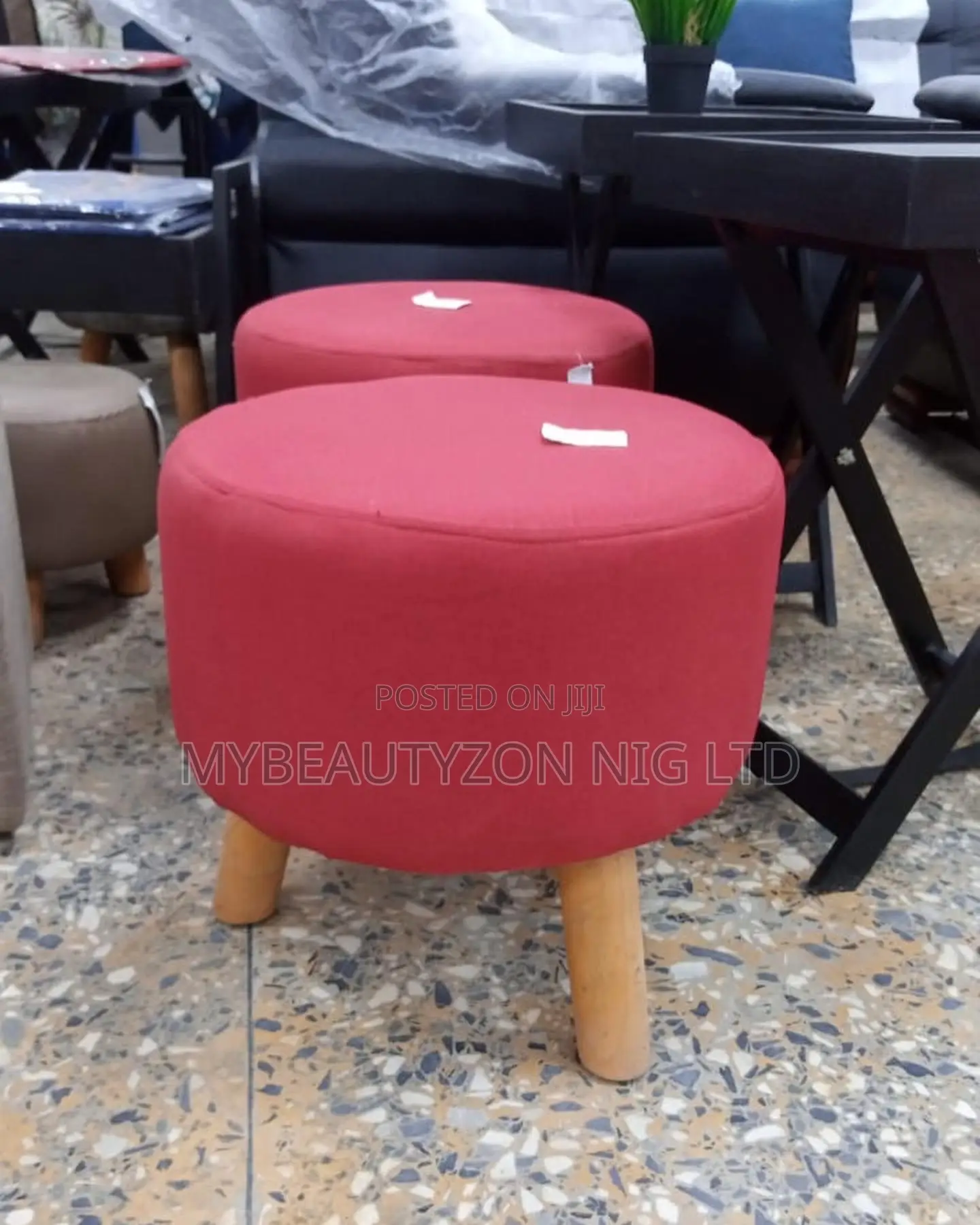 Foreign Ottoman Stool (Pedicure)