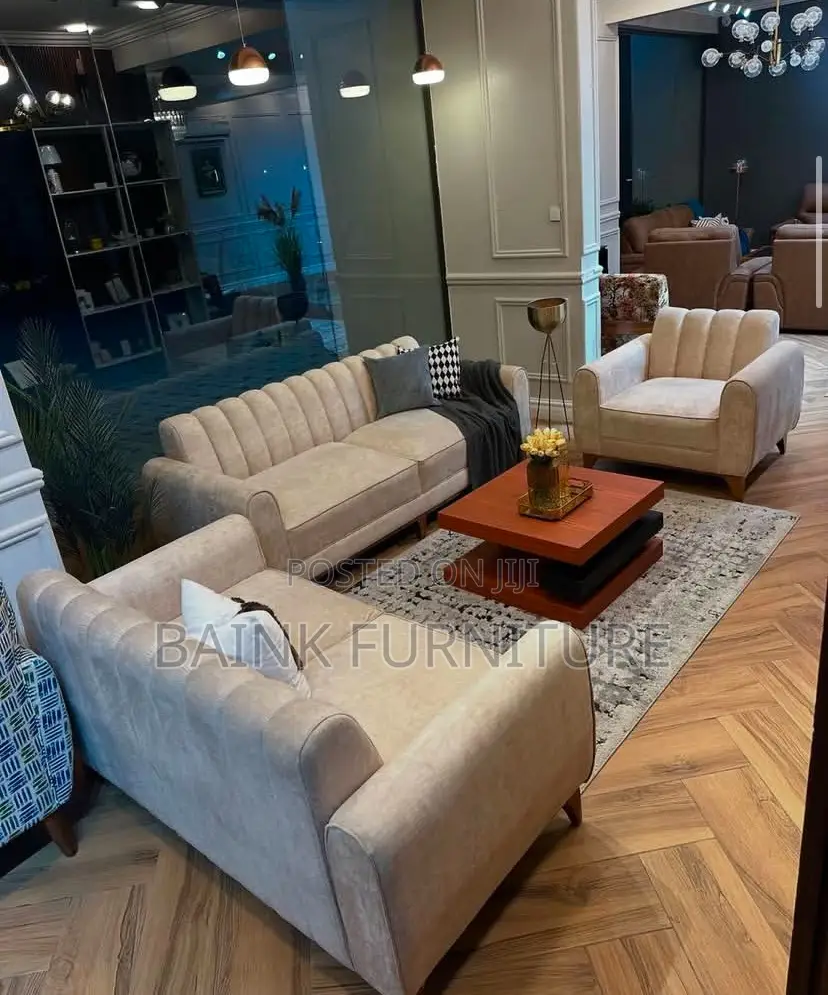 Clean Simple Living Room Sofa
