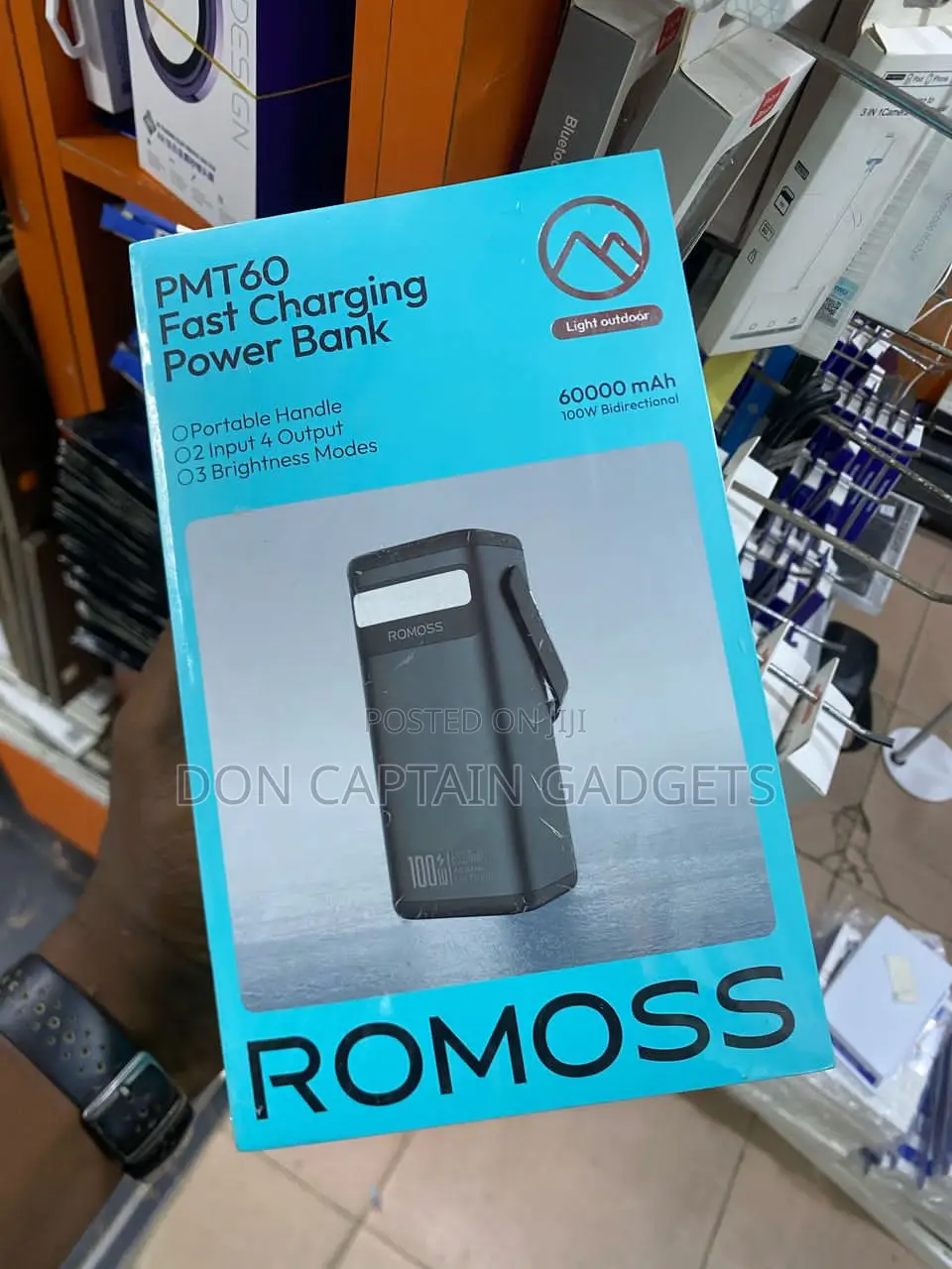 Romoss Power Bank 100w 60000mah Pmt60 (Laptop Power Bank )
