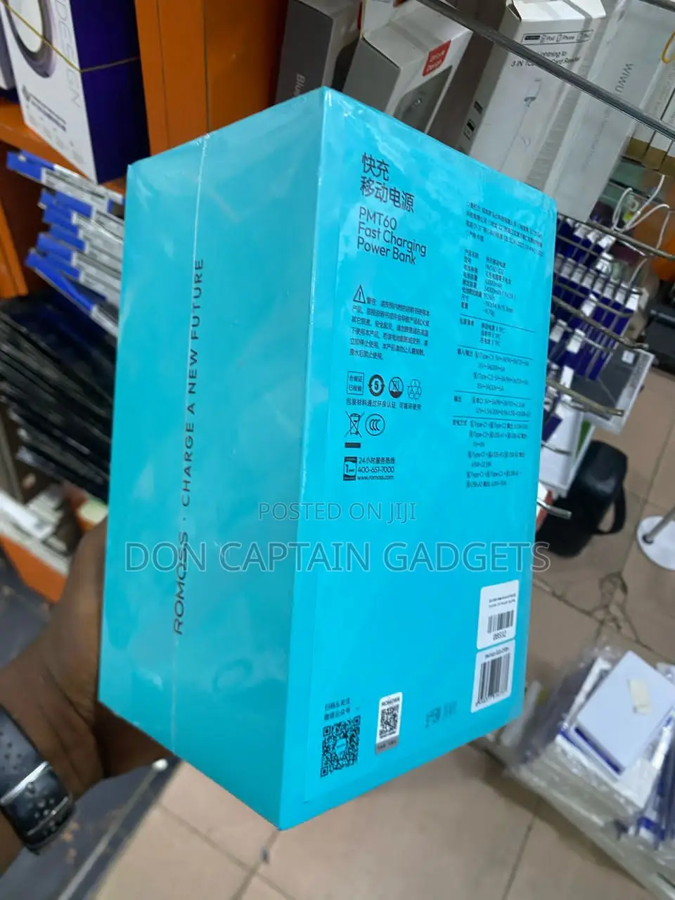 Romoss Power Bank 100w 60000mah Pmt60 (Laptop Power Bank )