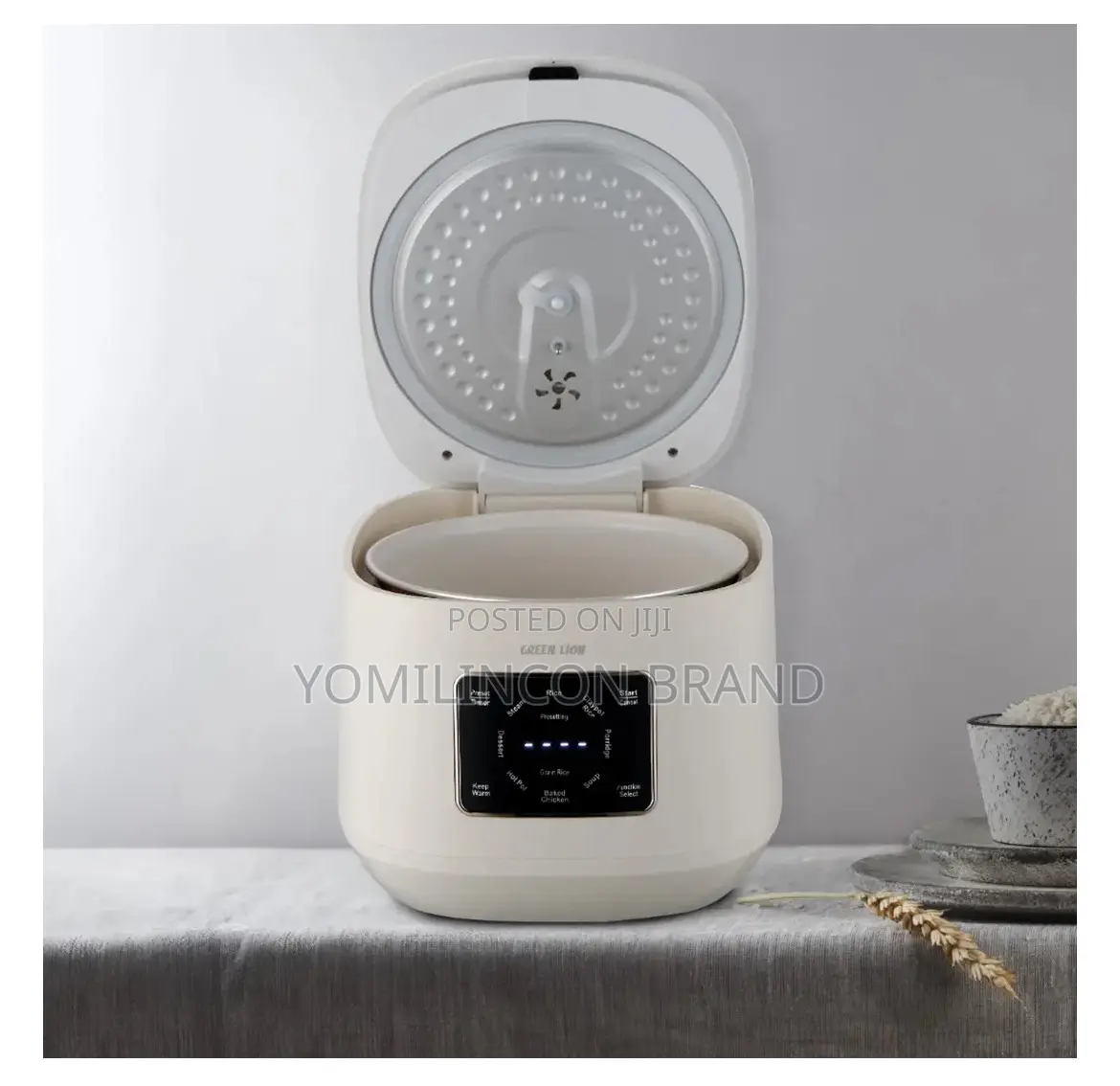 Green Lion GRC-20 Digital Rice Cooker 2l - White