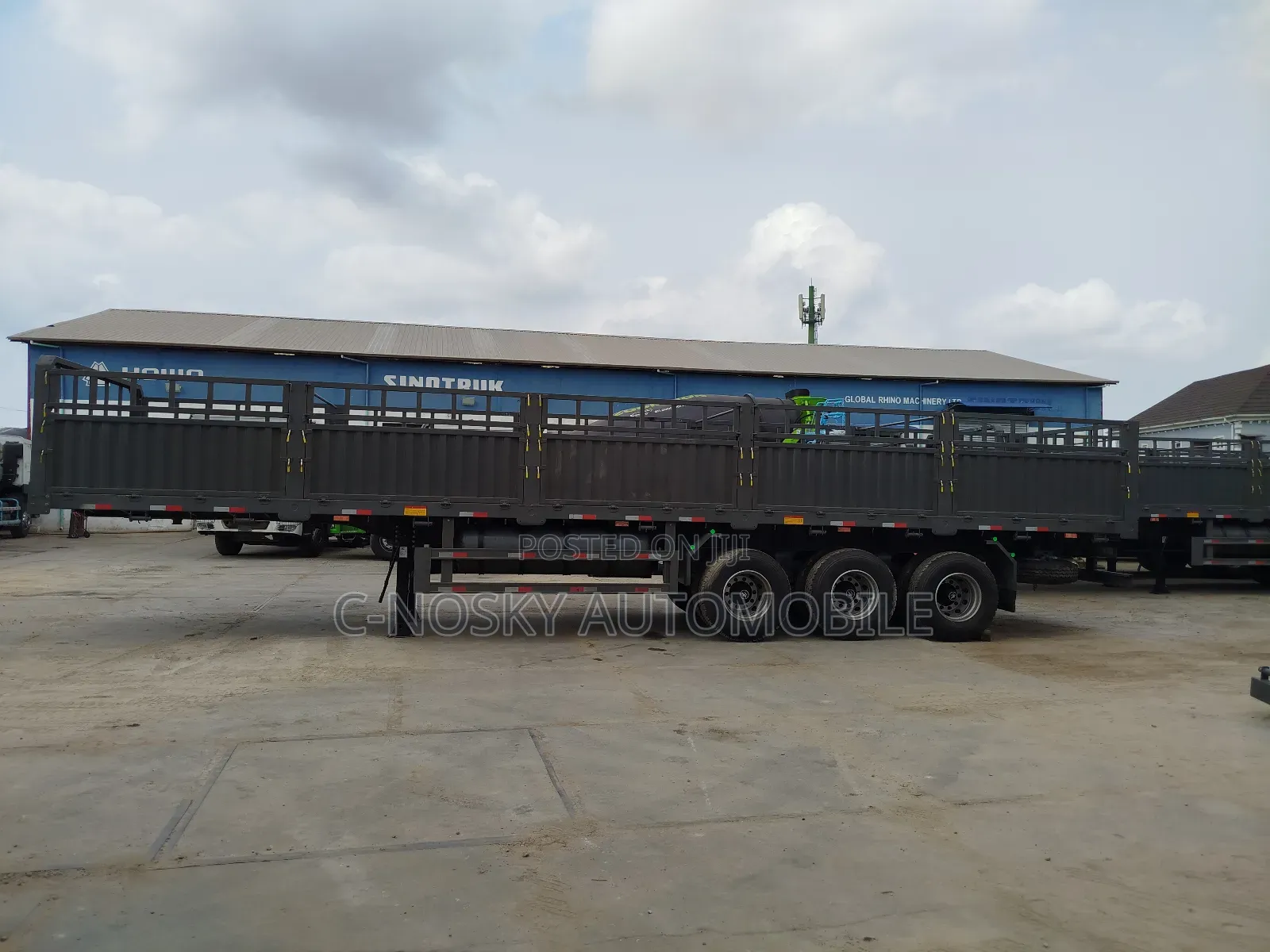 Semi Trailer Sided Back