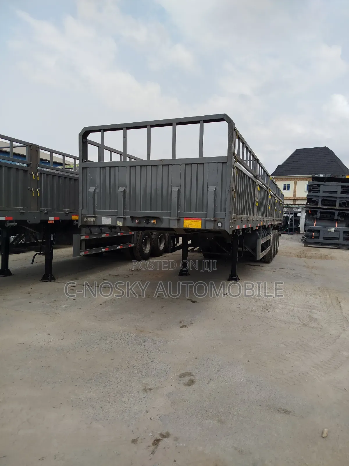 Semi Trailer Sided Back