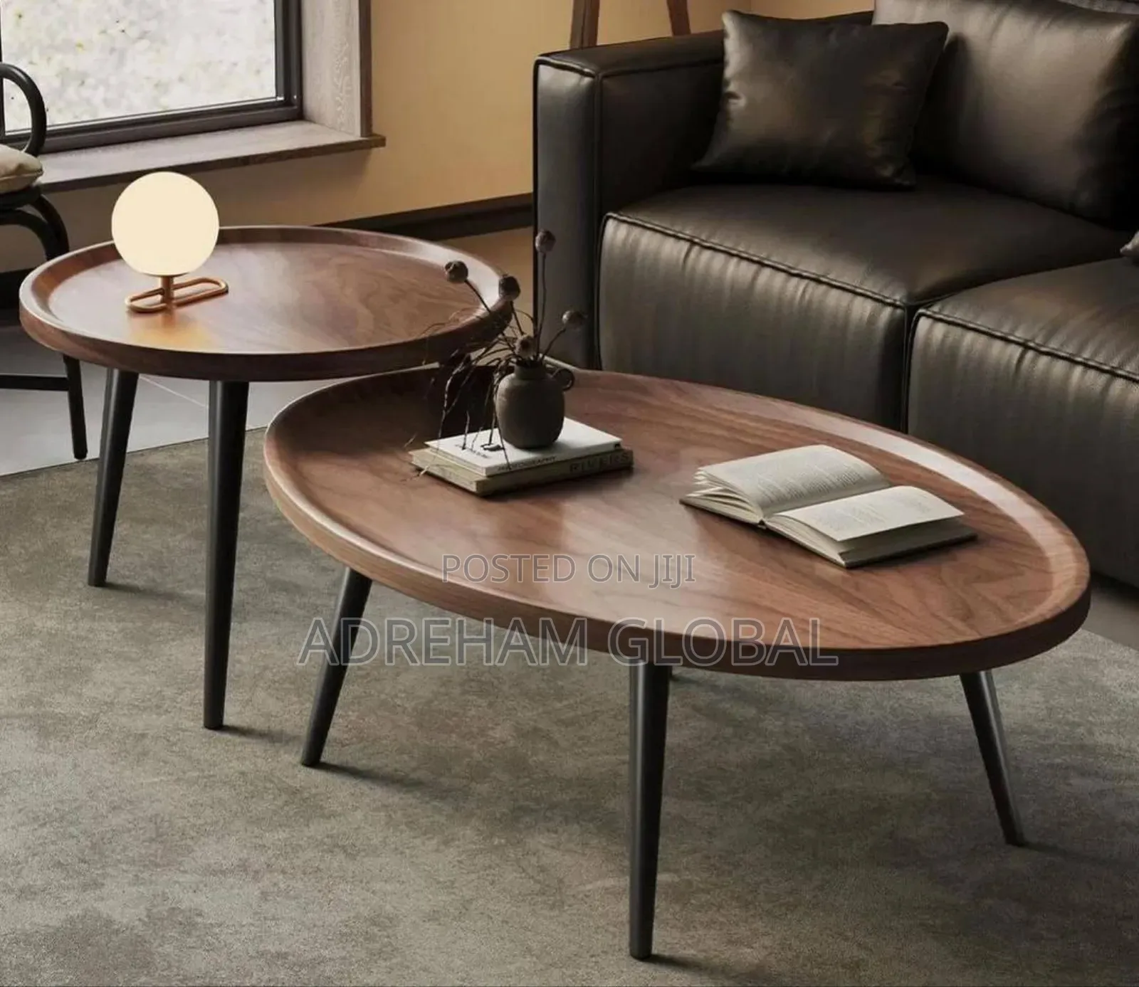 Nordic Twin Living Room Centre Table (50by50/60by55)