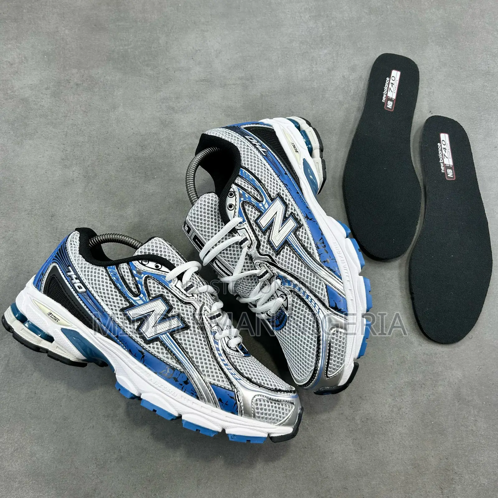 New Balance 740 Dark Blue Gray Sneakers