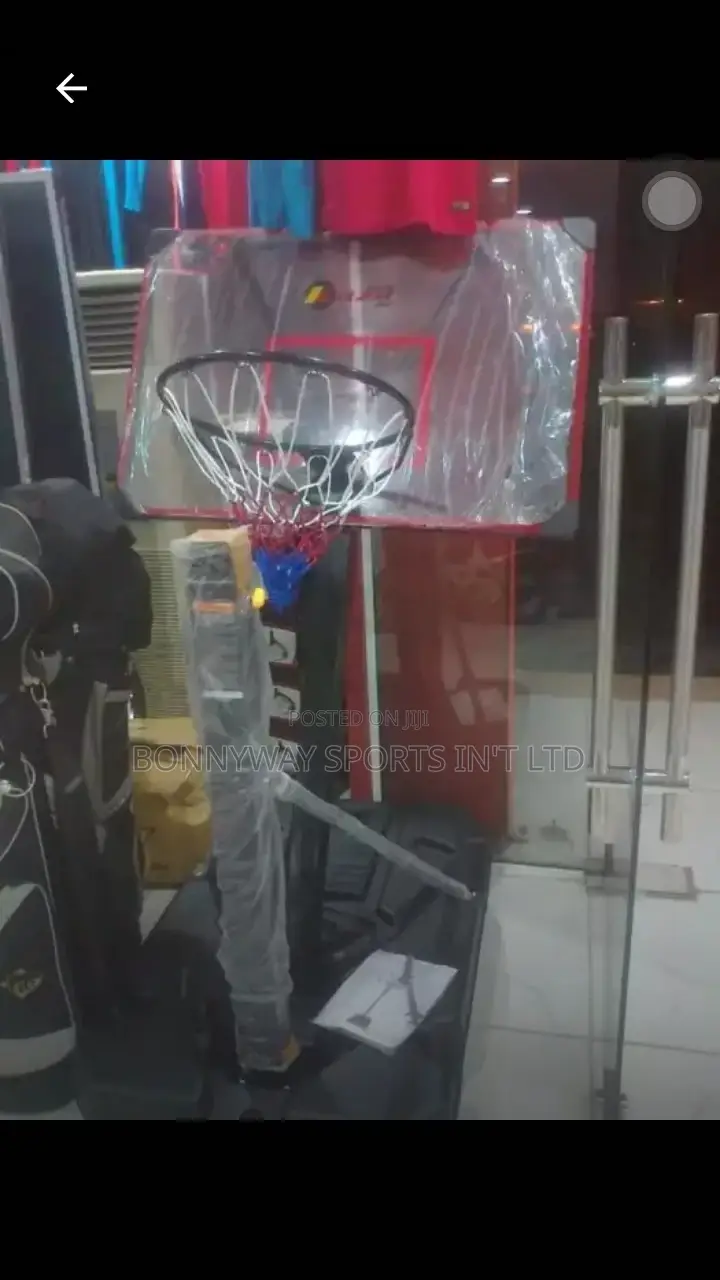 High Quality Playing Basketball Upright Stand With Transparent,