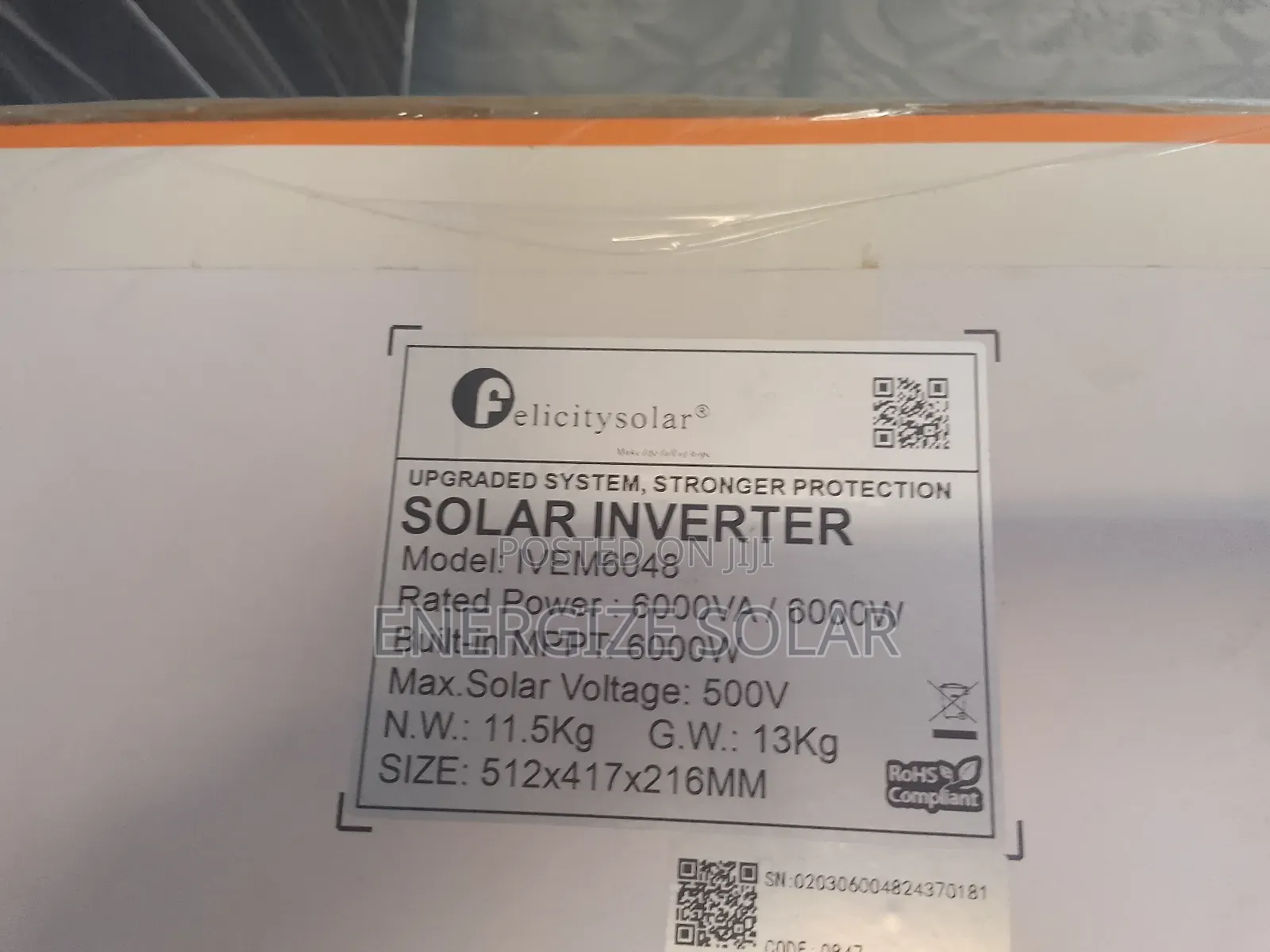 6kva 48v Felicity Ivem Inverter