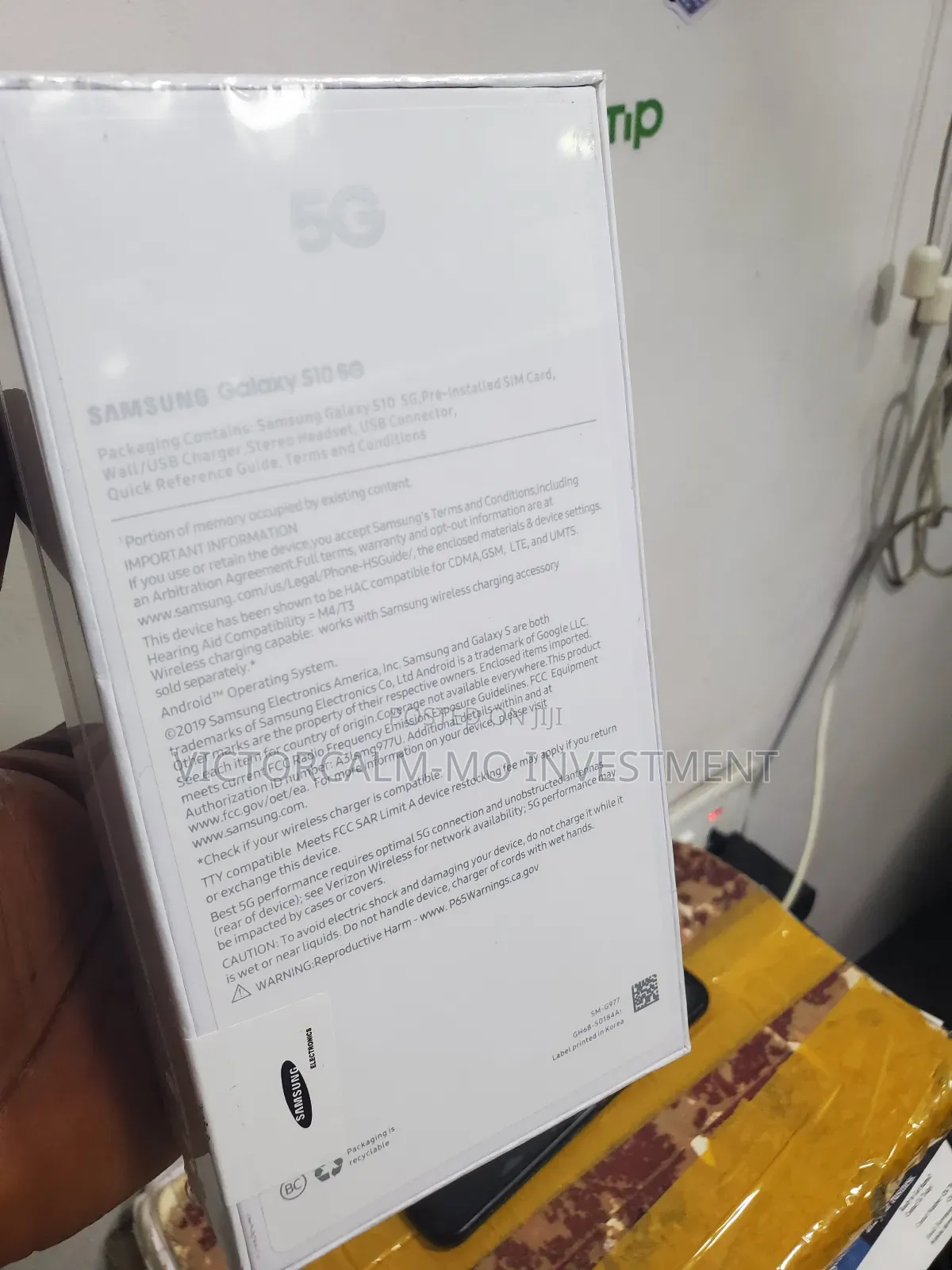 New Samsung Galaxy S10 5G 256 GB White
