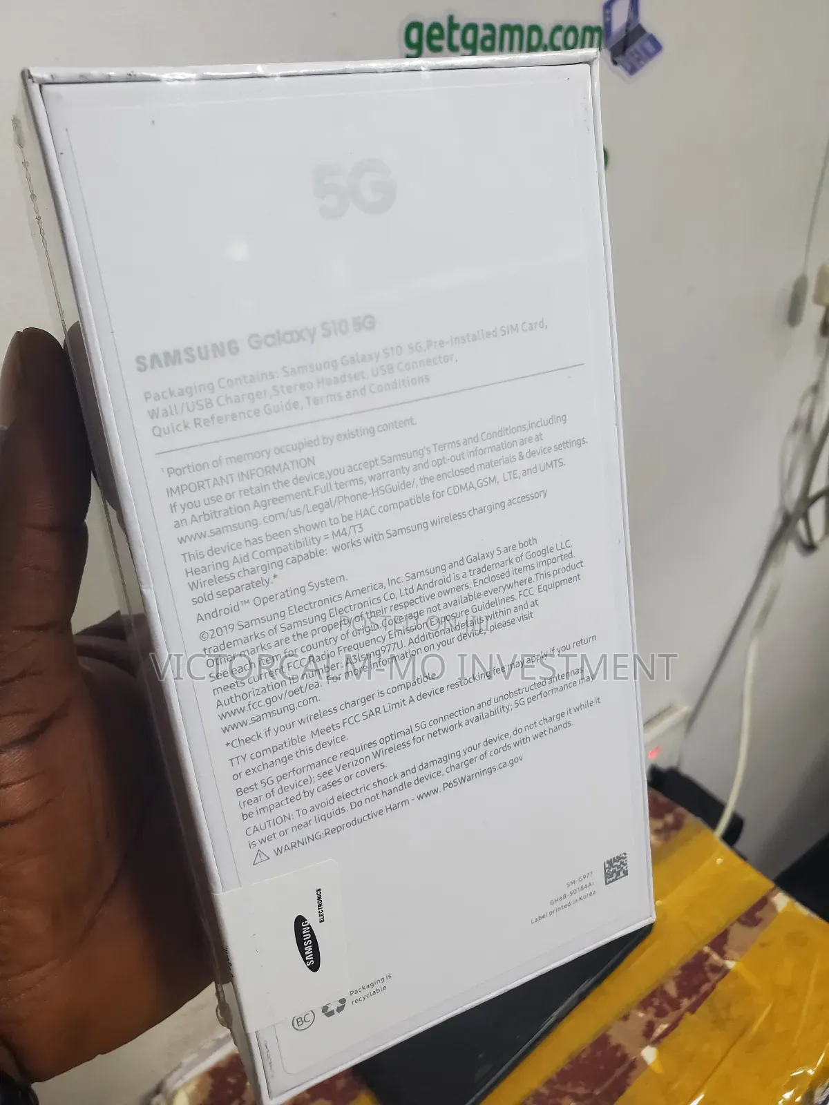 New Samsung Galaxy S10 5G 256 GB White