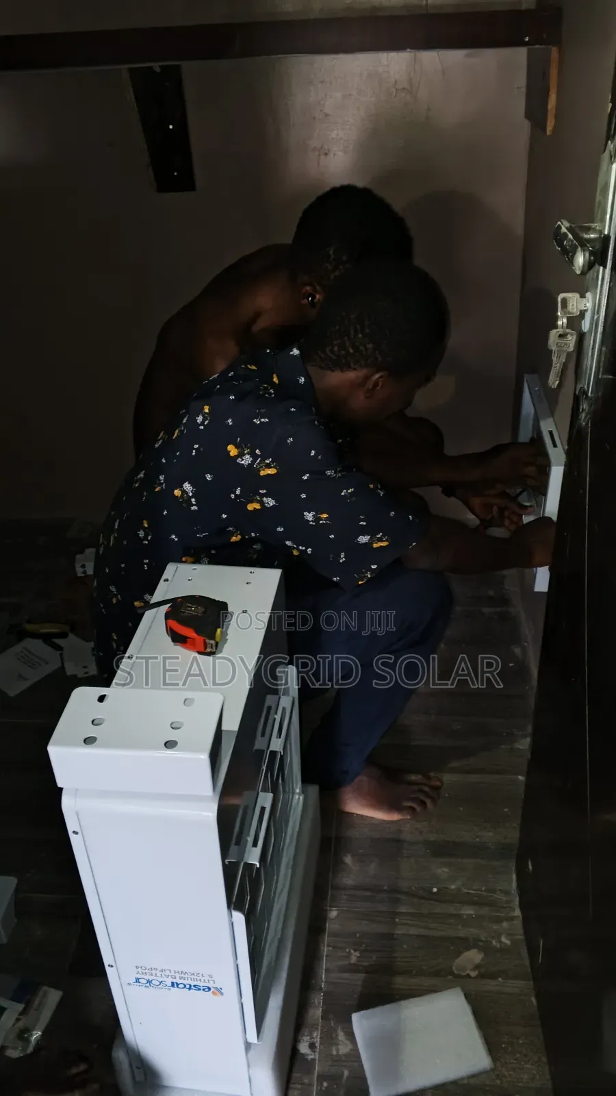 Solar Powered 6.2kva + 5.12kwh Lithium Ion Battery