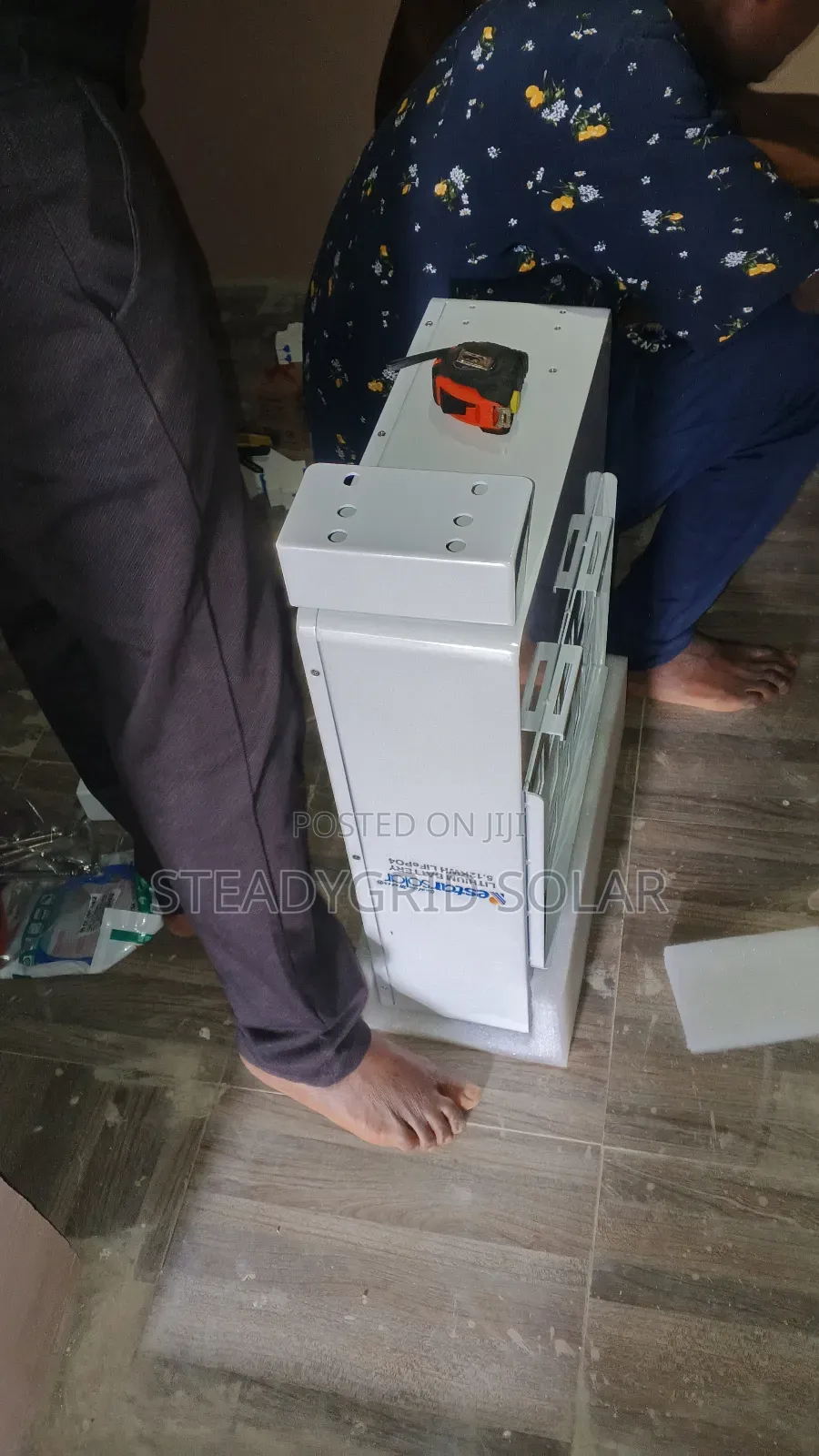 Solar Powered 6.2kva + 5.12kwh Lithium Ion Battery