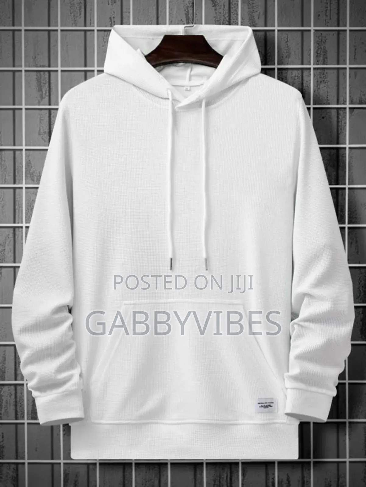 White Fashionista Hoodie