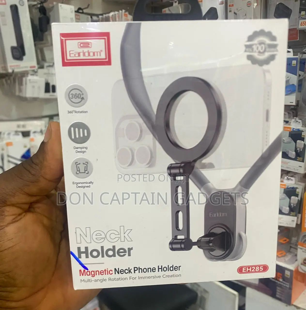 Earldom Magnetic Neck Phone Holder Eh285