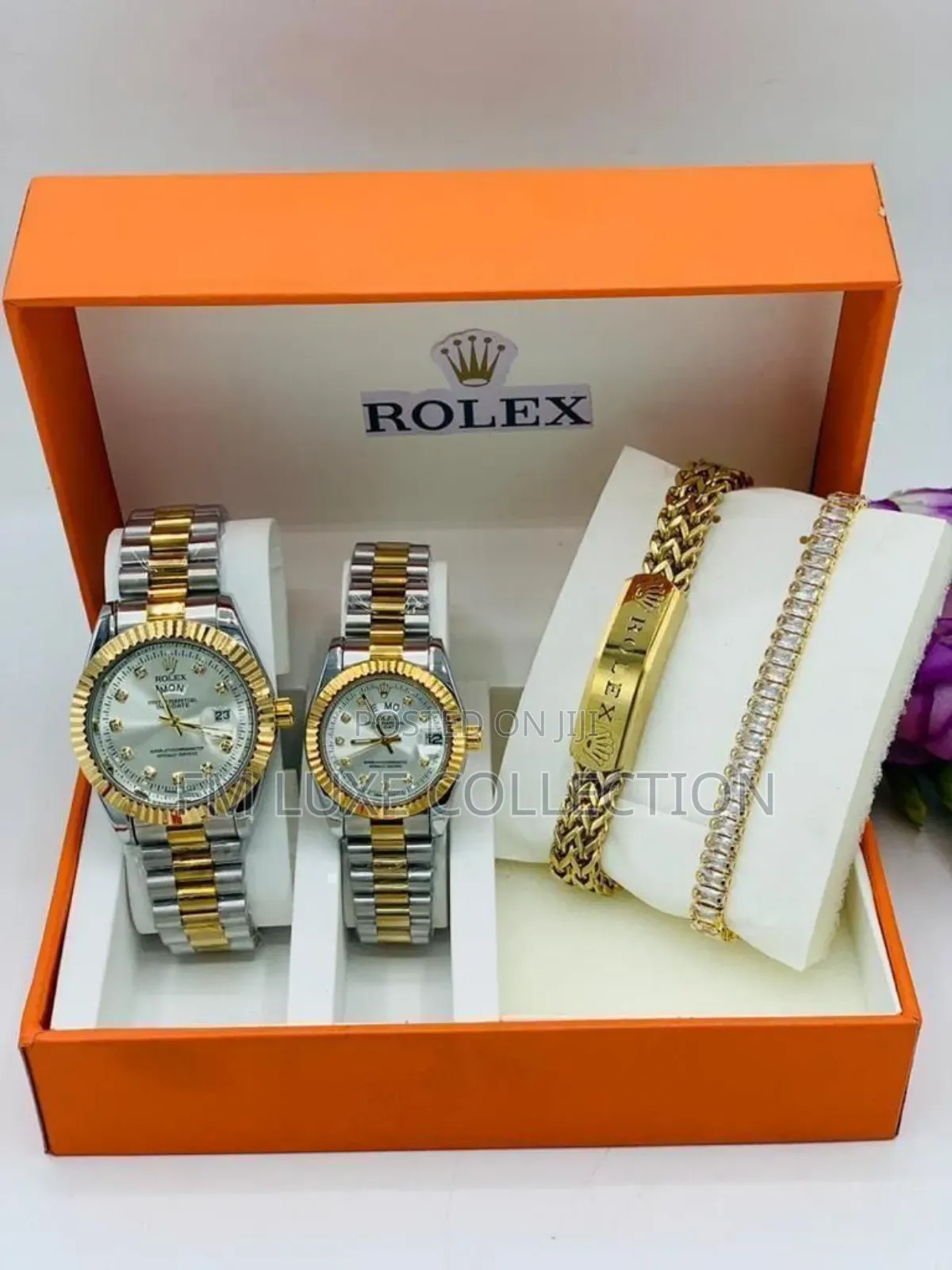 Rolex Couples Wristwatches and Bracelets(Couples Set)