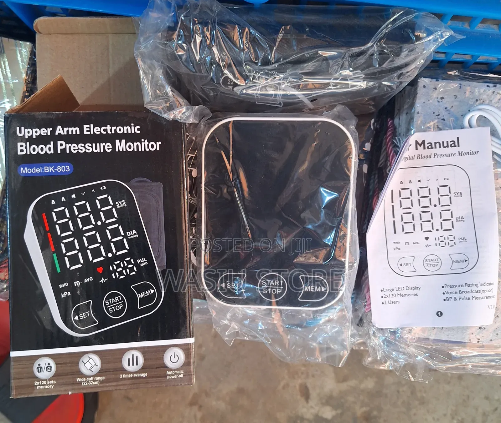 Upper Arm Electronic Blood Pressure Monitor Bk-803